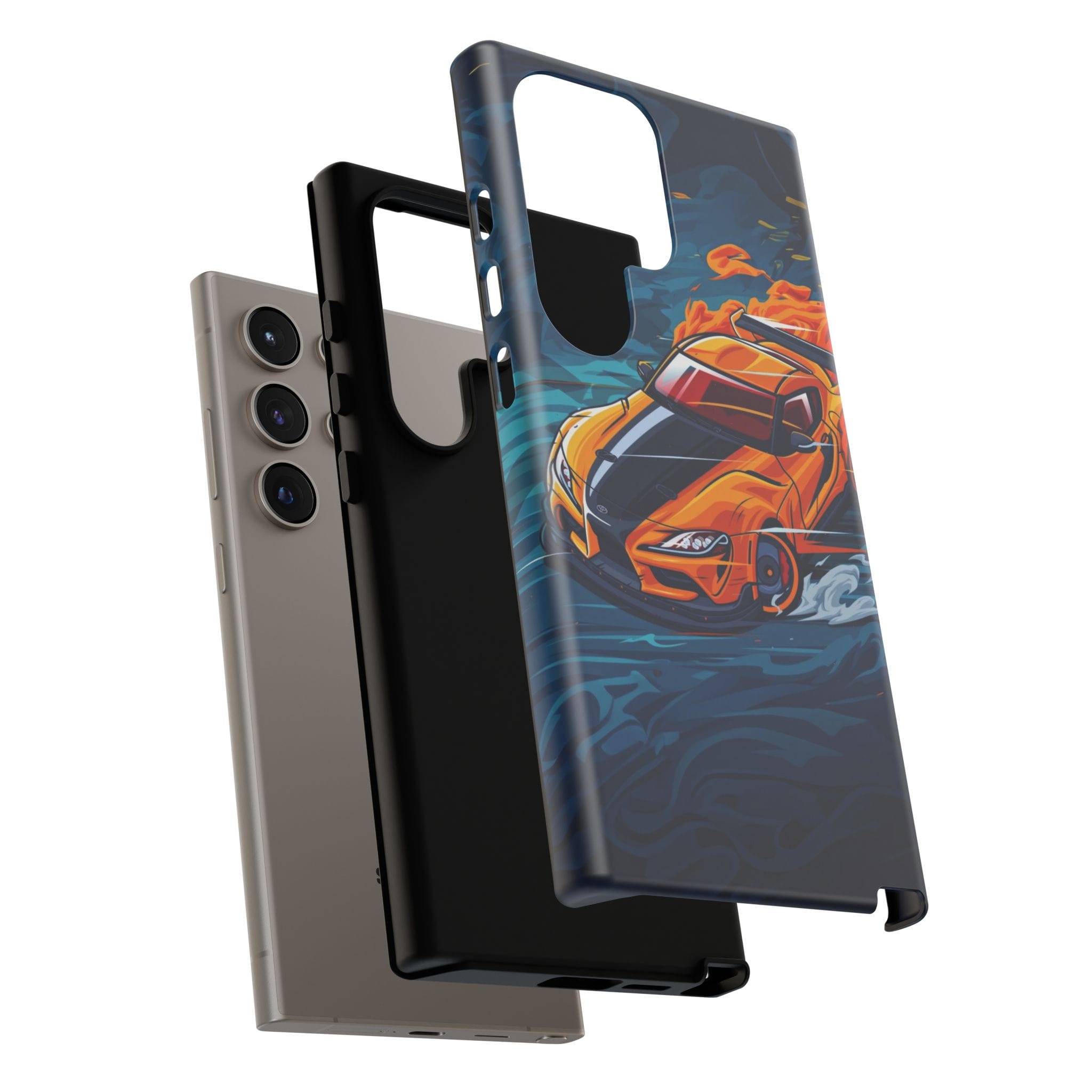 Car Lover Supra Inspired Tough Cases - sleek phone case design