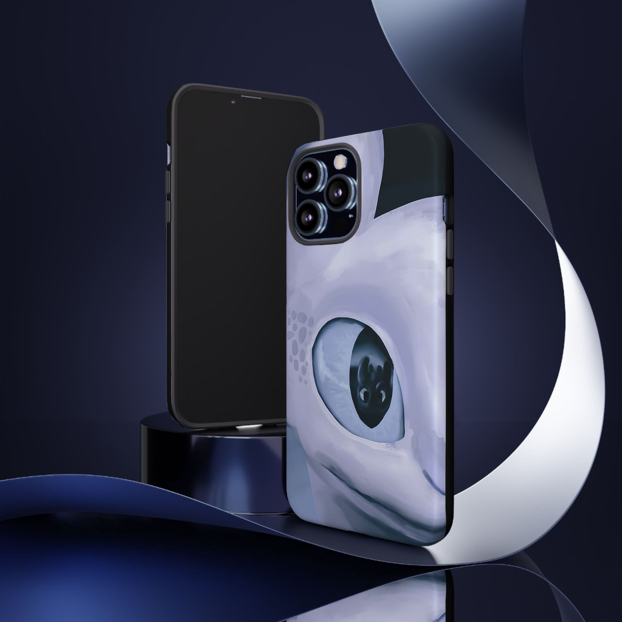 HTTYD: Light Fury in Love Inspired Tough Cases - Valentine's Day Couple Gifts - modern phone case style