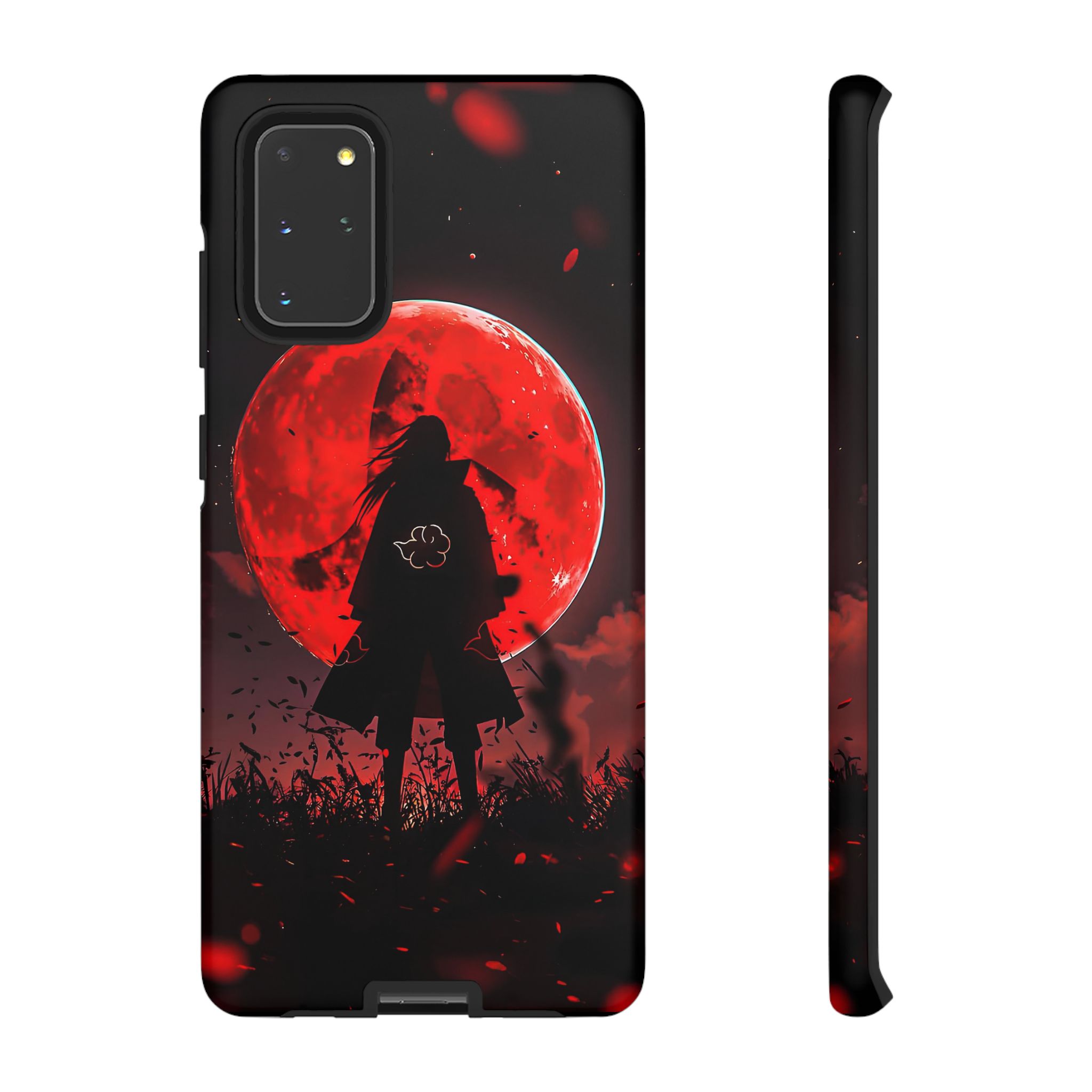 Itachi Red Moon Anime Inspired Tough Phone Cases - graphic design phone case