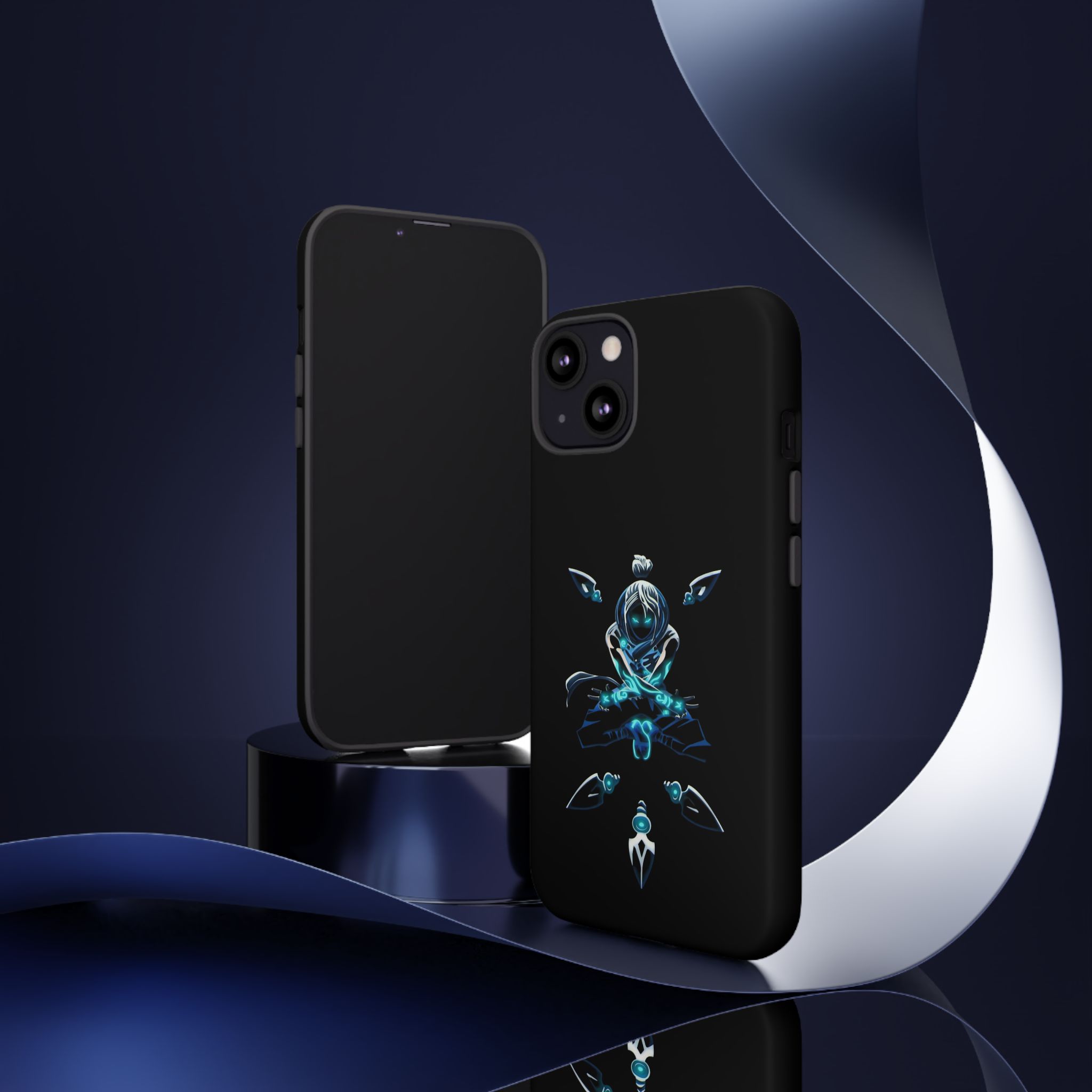 Valorant Jett Ultimate Inspired Tough Cases - slim fit case mockup