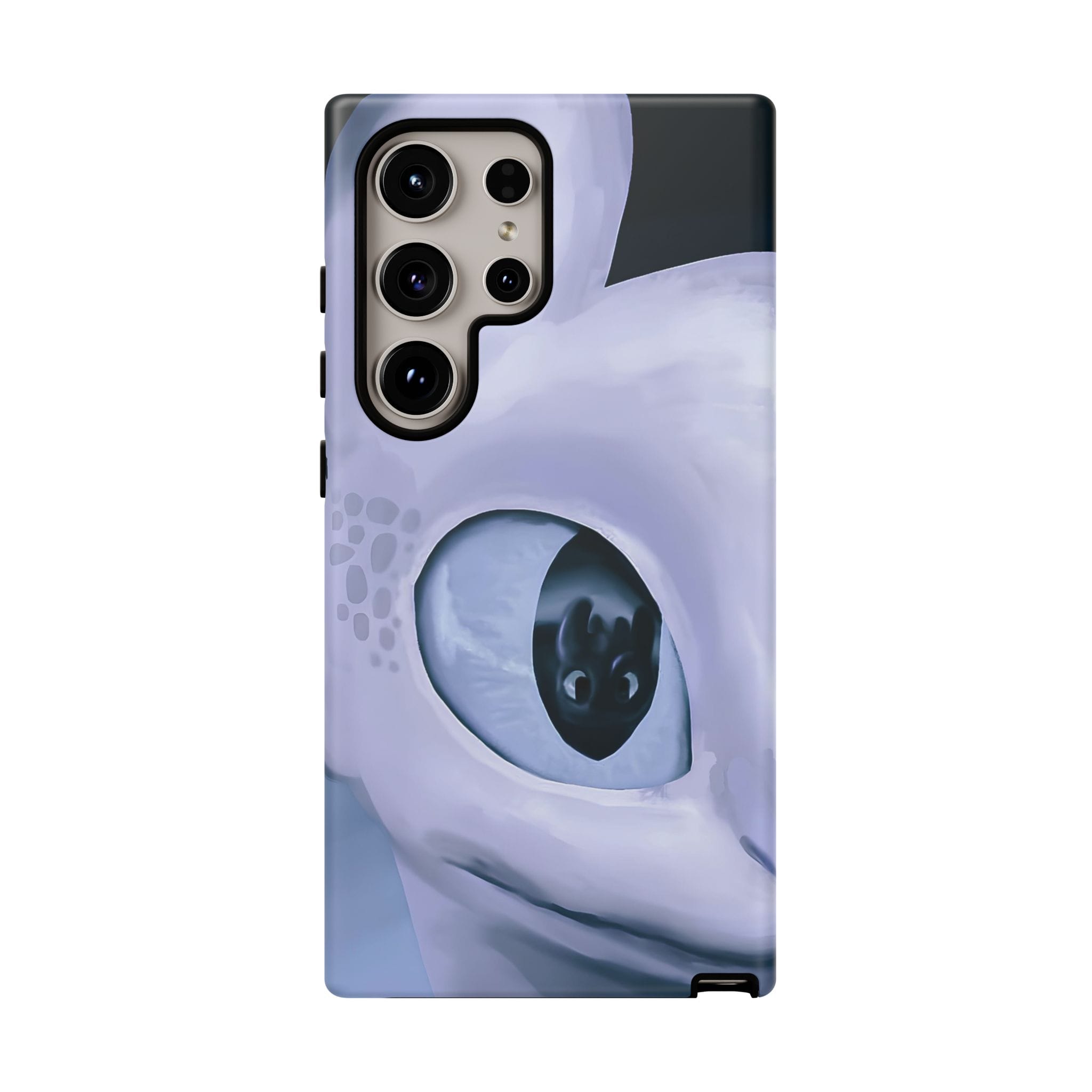 HTTYD: Light Fury in Love Inspired Tough Cases - Valentine's Day Couple Gifts - case design close up