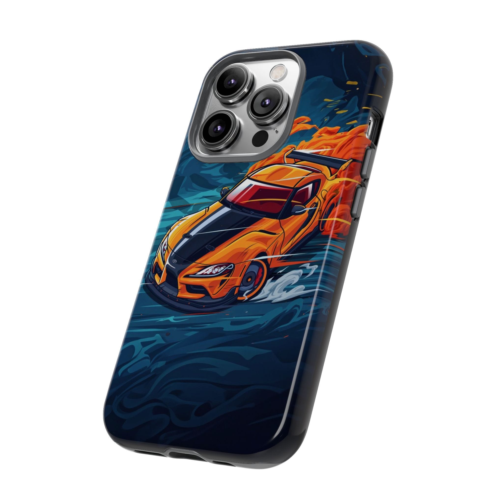 Car Lover Supra Inspired Tough Cases - case back design view