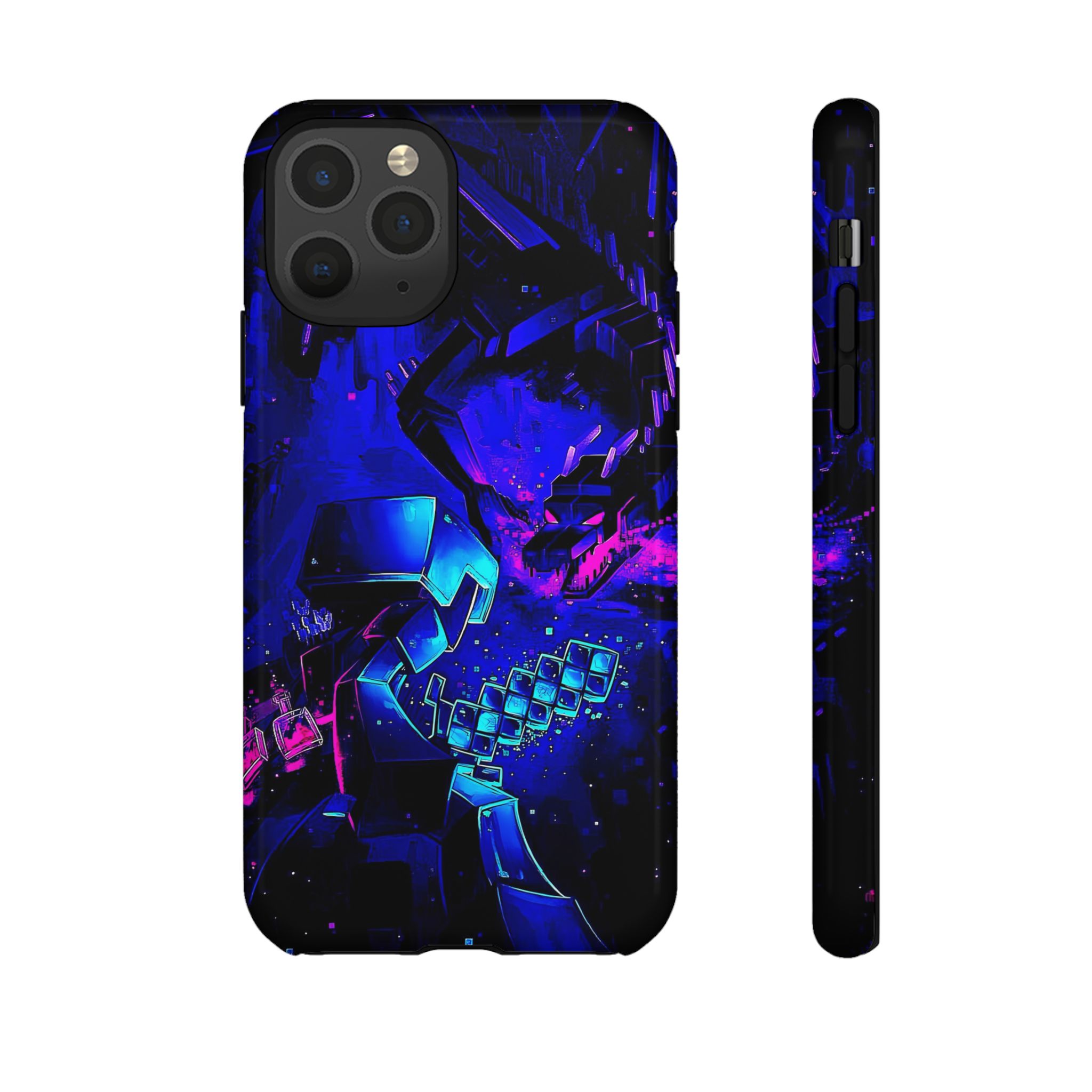 Minecraft End Dragon Fight Inspired Tough Cases - high quality phone case