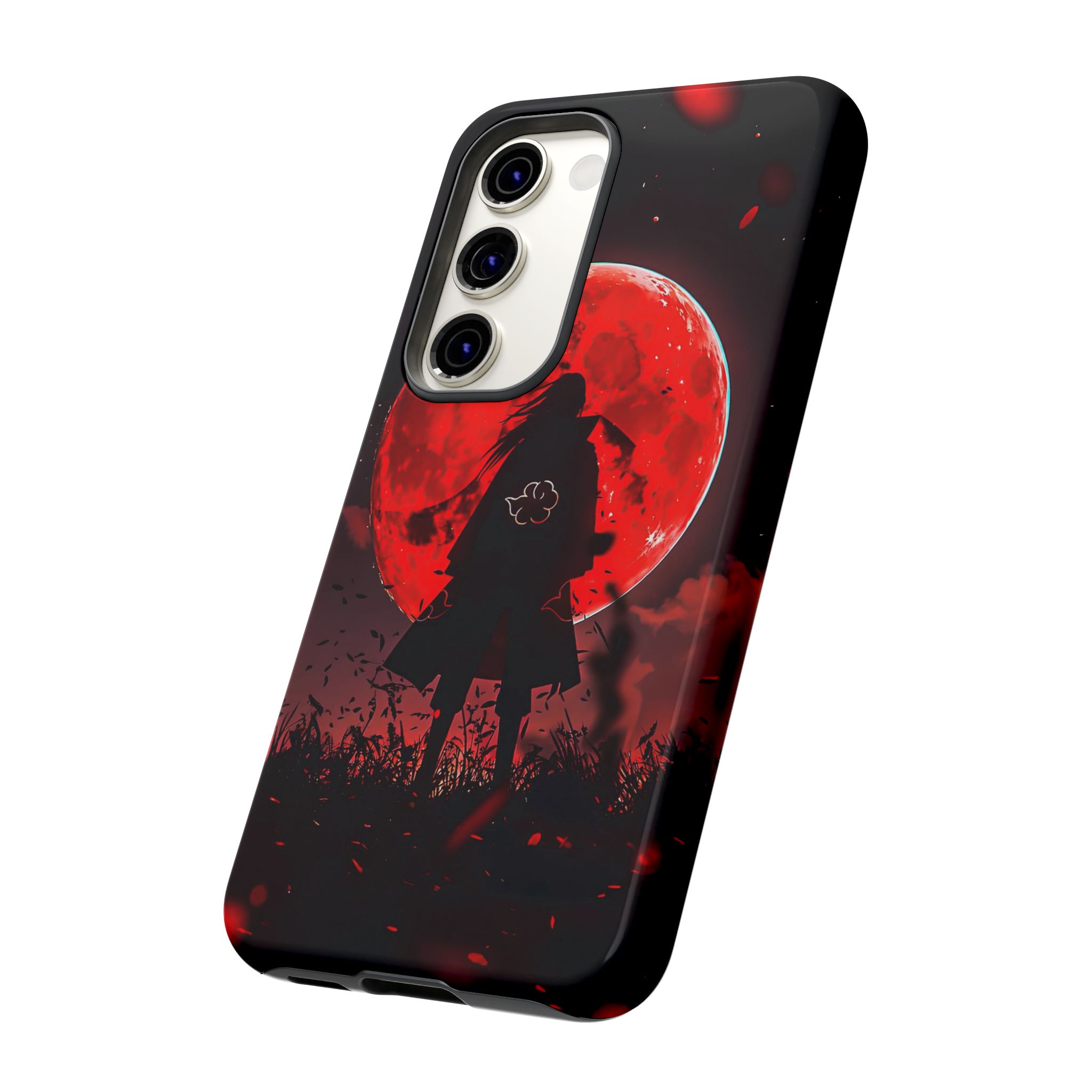 Itachi Red Moon Anime Inspired Tough Phone Cases - graphic design phone case