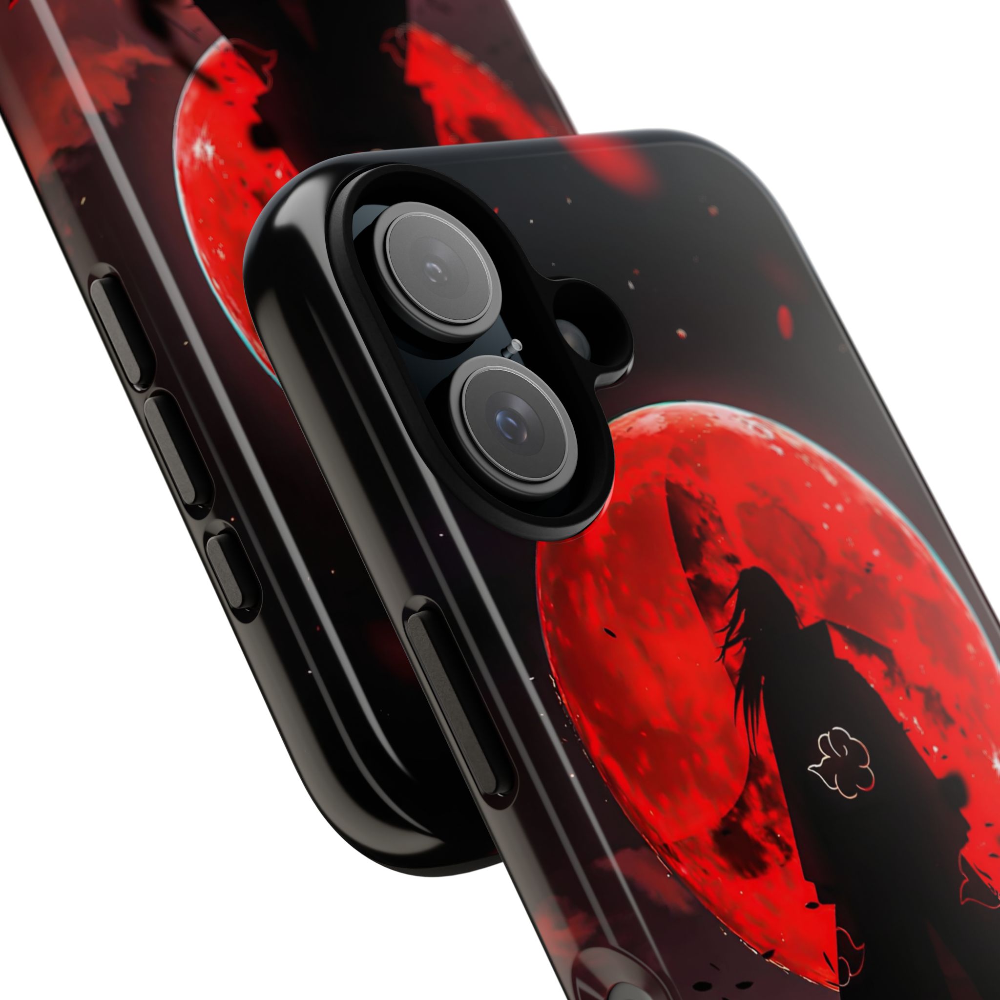 Itachi Red Moon Anime Inspired Tough Phone Cases - protective case design