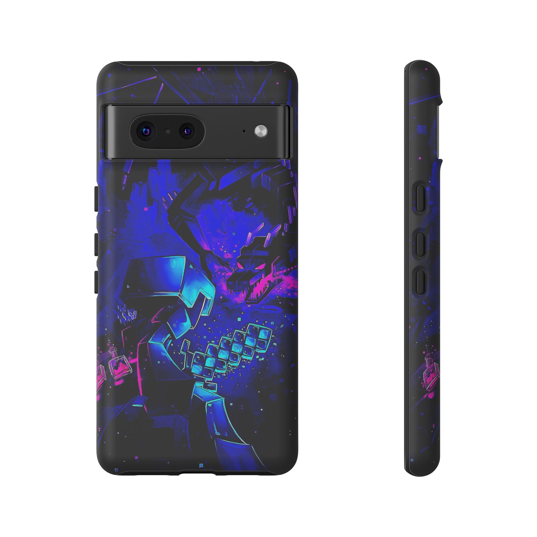 Minecraft End Dragon Fight Inspired Tough Cases - bold design phone case