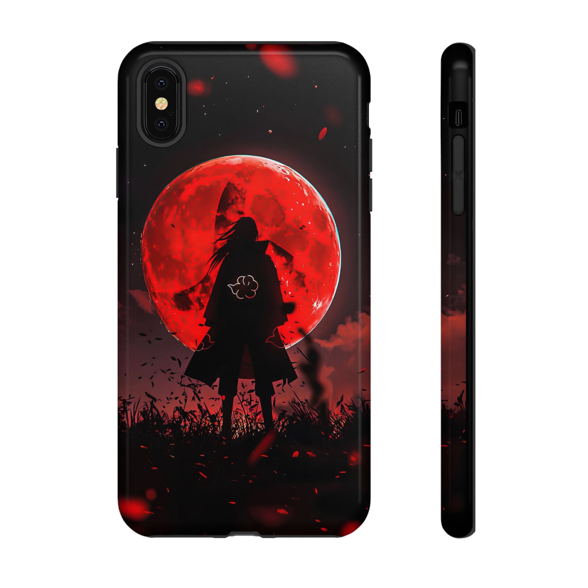 Itachi Red Moon Anime Inspired Tough Phone Cases - tough case front view