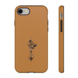 One Piece Luffy phone case showcasing vibrant design on iPhone
