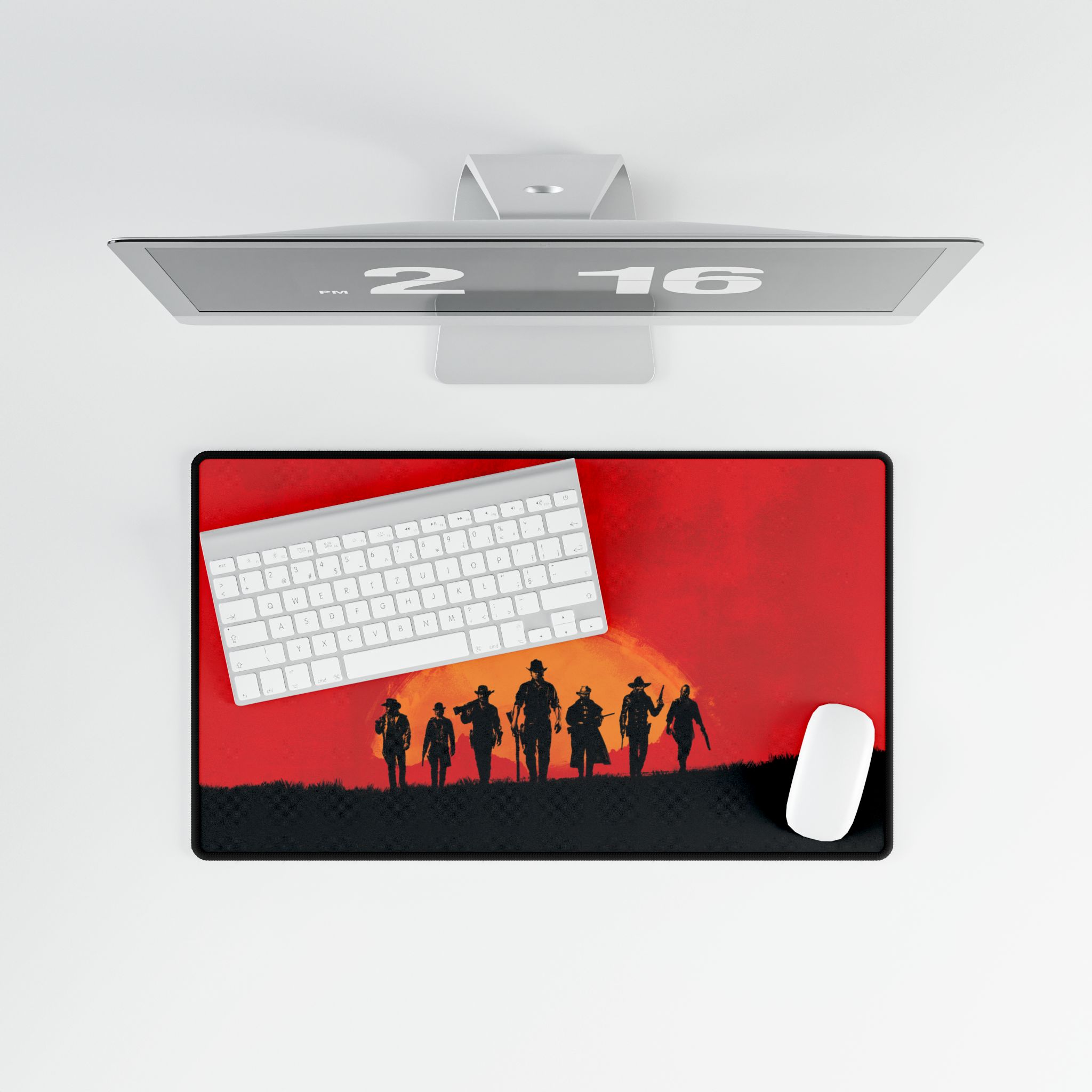 Red Redemption Inspired Desk Mat | Gaming Mouse Pad | Red Redemption 2 Mouse Pad | Perfect Desk Accessory - stylish phone case option