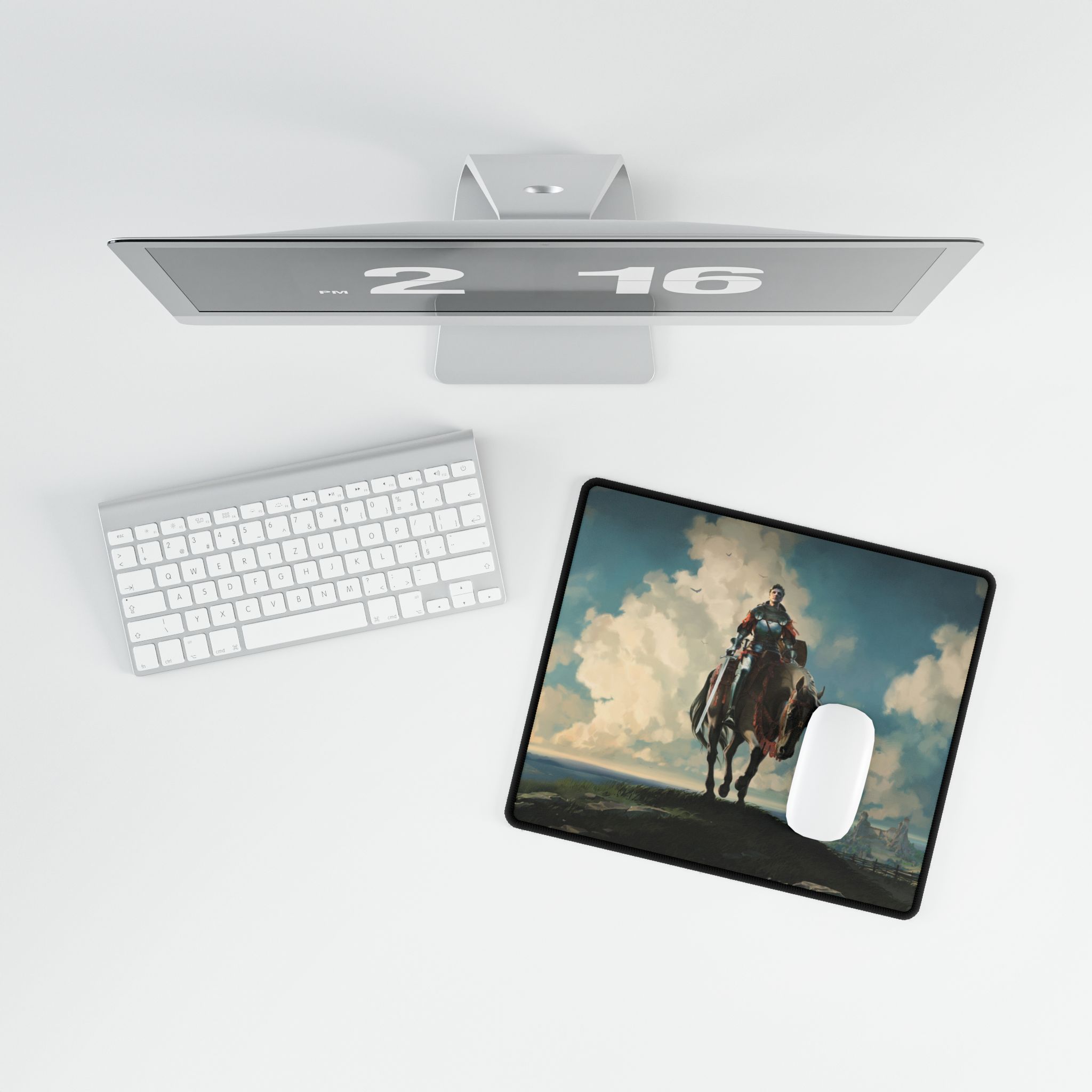 Kingdom Deliverance Inspired Desk Mat | Gaming Mouse Pad | Perfect Desk Accessory - slim fit case mockup
