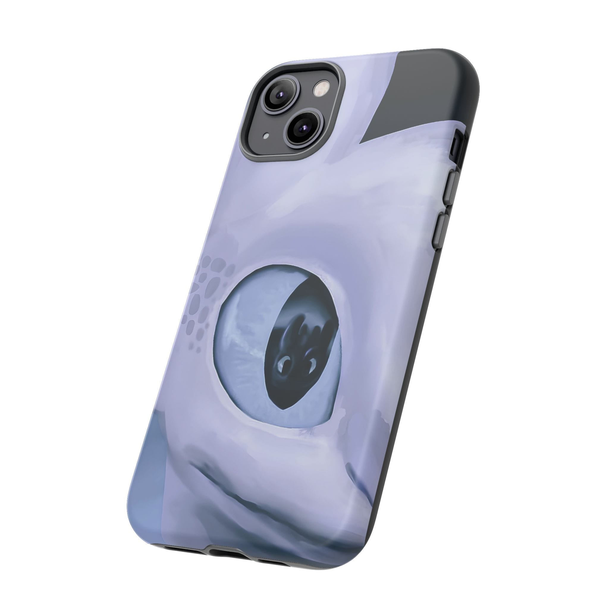 HTTYD: Light Fury in Love Inspired Tough Cases - Valentine's Day Couple Gifts - phone case rear design