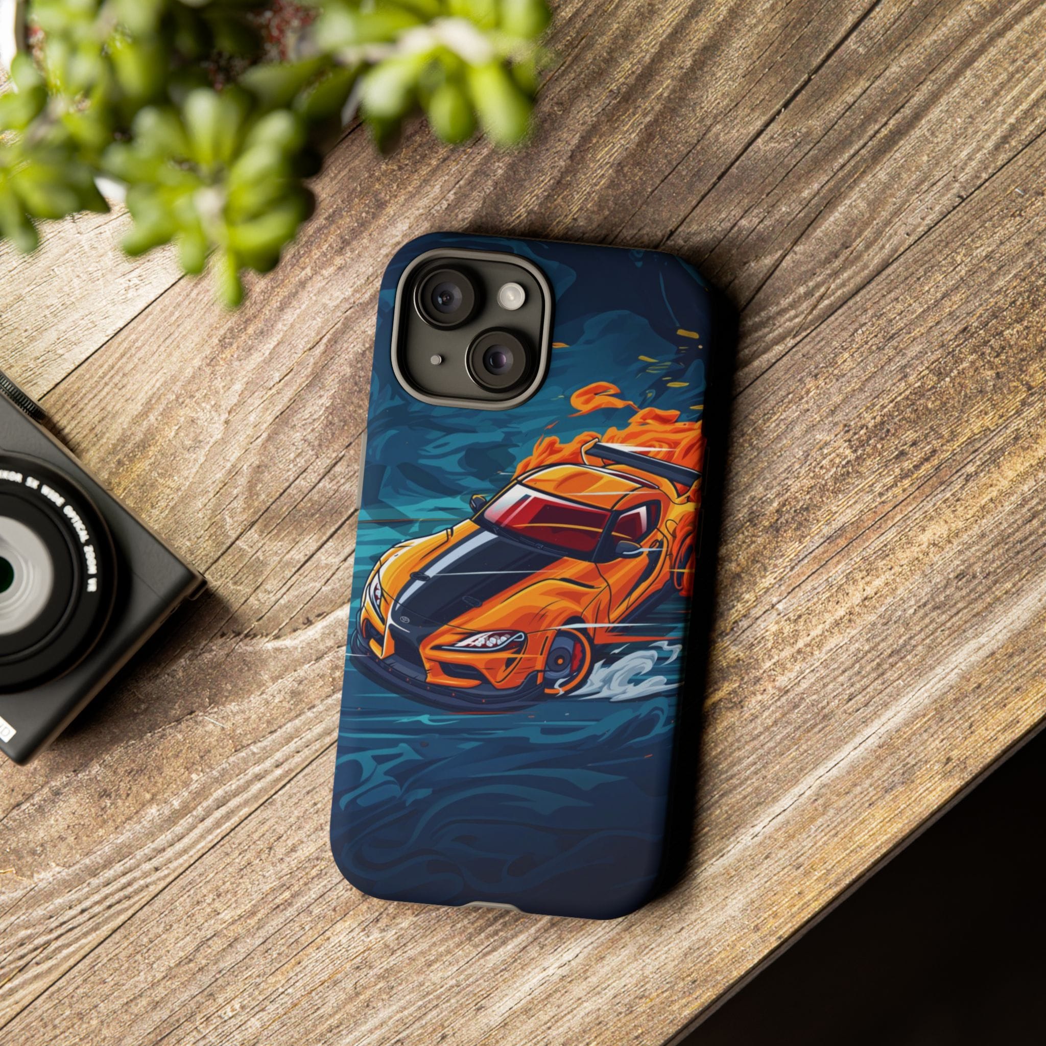 Car Lover Supra Inspired Tough Cases - printed case design