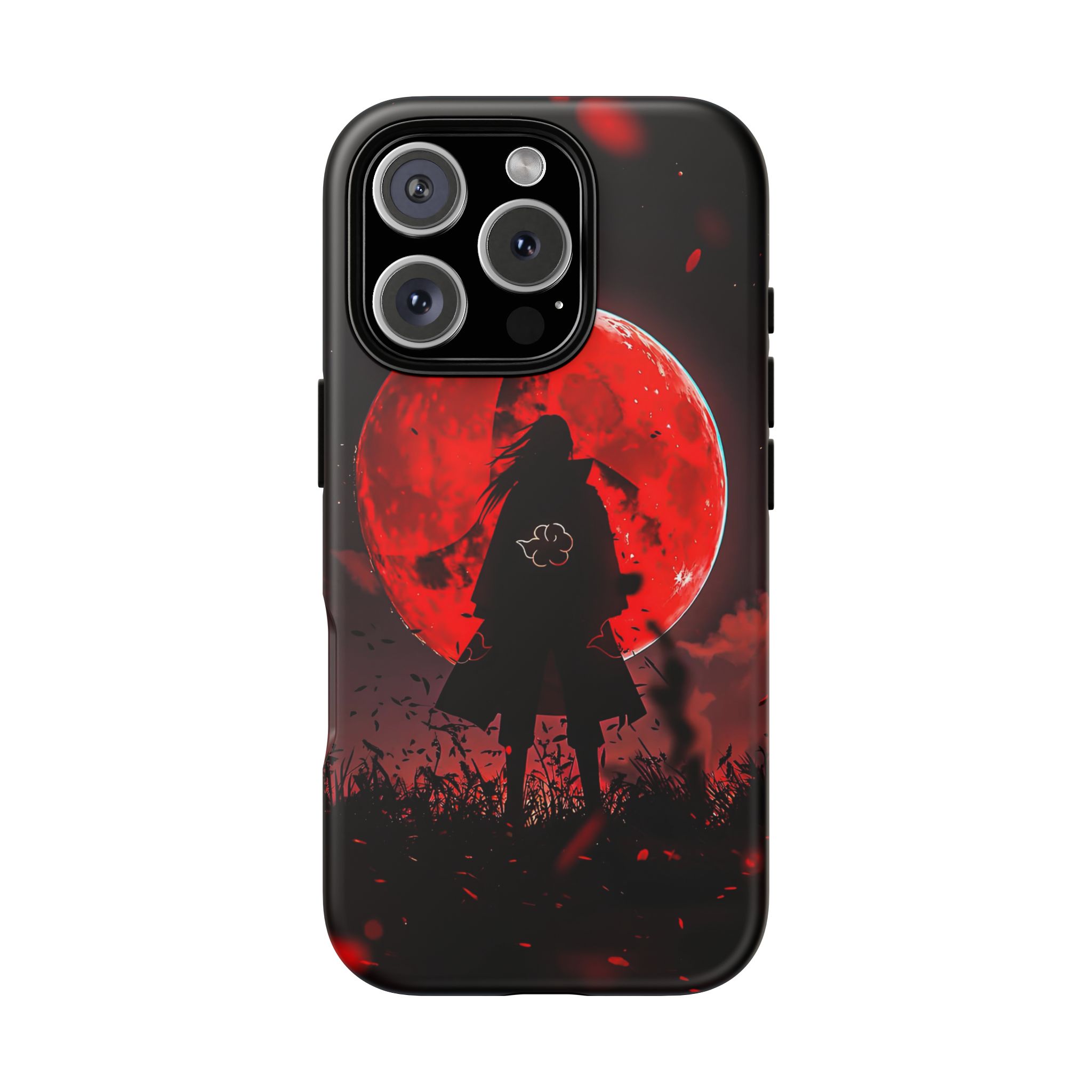Itachi Red Moon Anime Inspired Tough Phone Cases - artistic case front