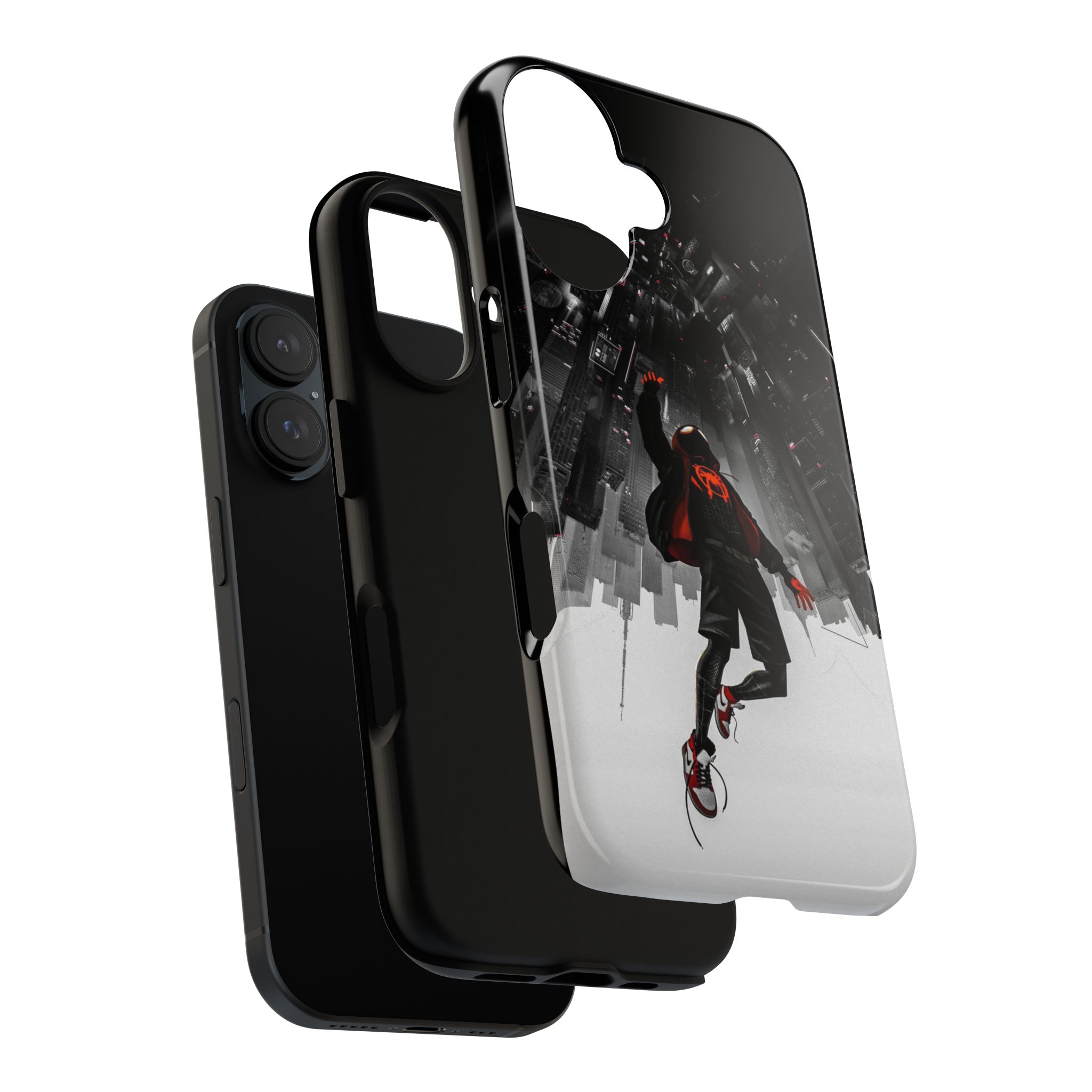Mile Morale Spider Inspired Tough Cases - artistic case front
