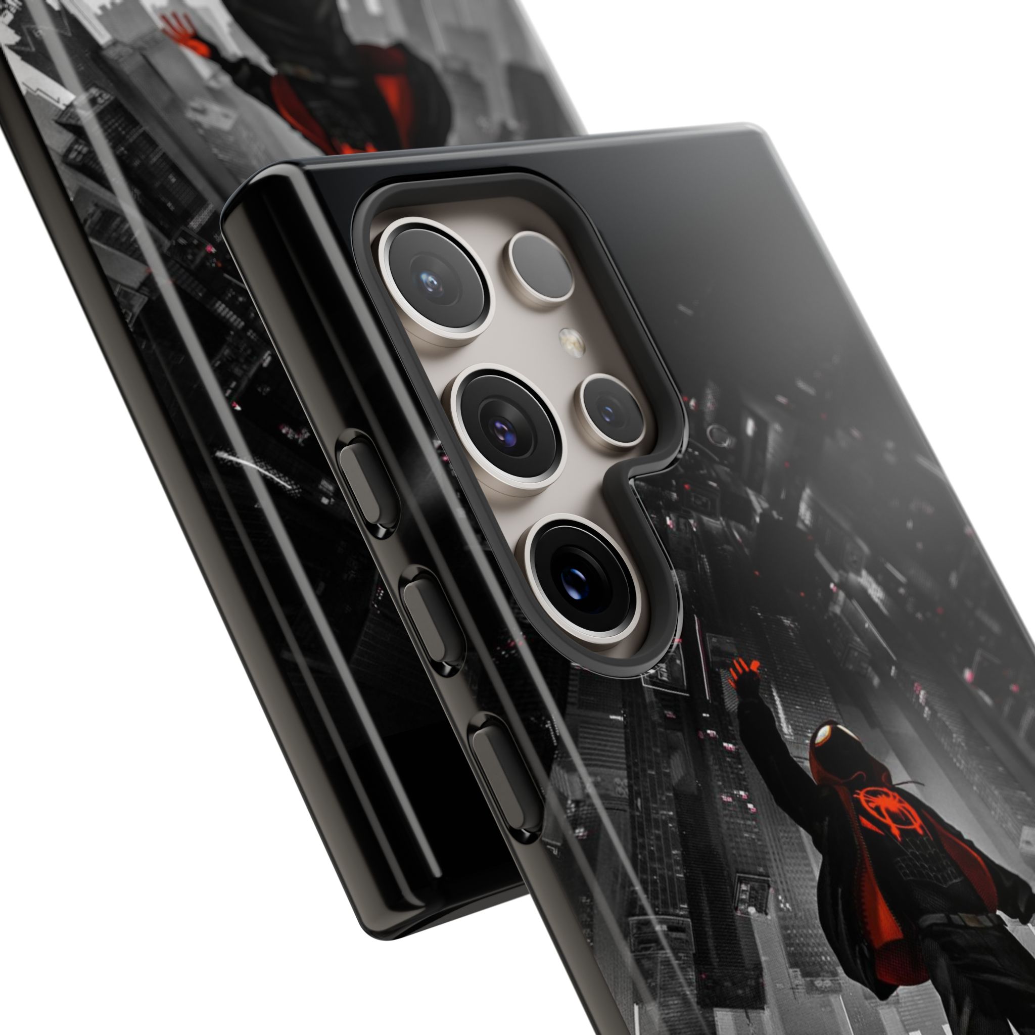 Mile Morale Spider Inspired Tough Cases - sleek phone case design