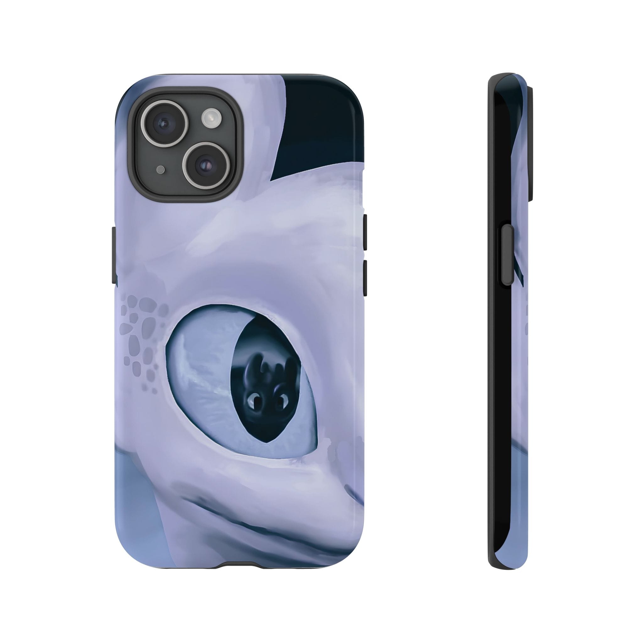 HTTYD: Light Fury in Love Inspired Tough Cases - Valentine's Day Couple Gifts - premium case detail