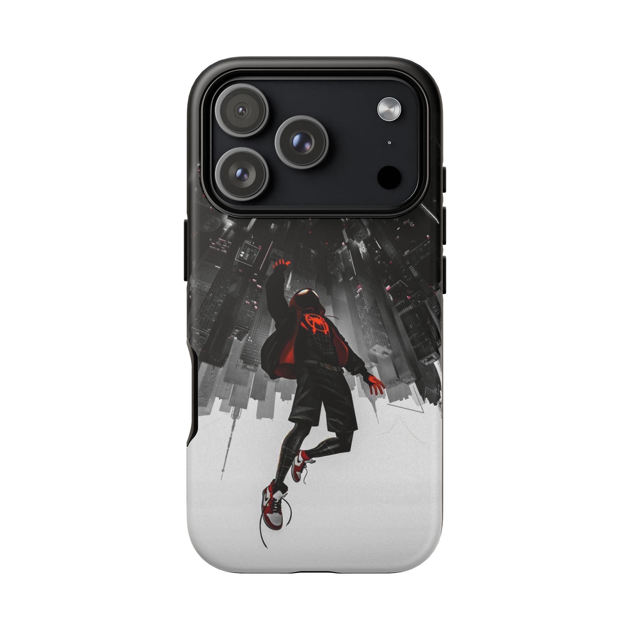 Mile Morale Spider Inspired Tough Cases - sleek phone case design