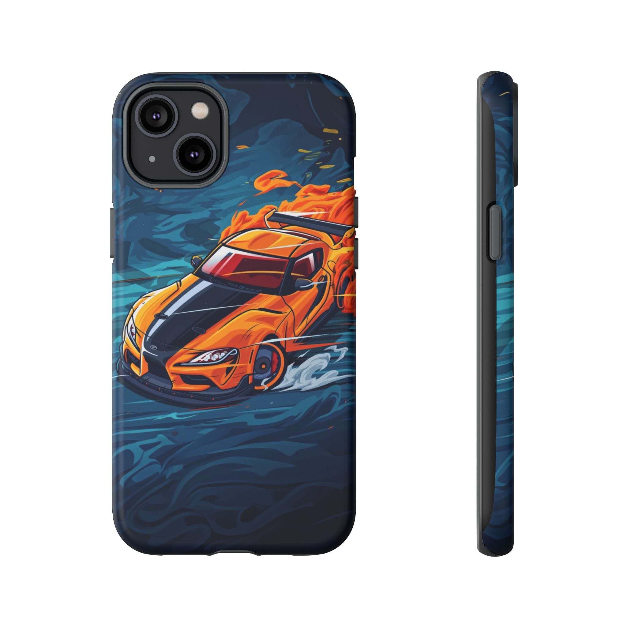 Car Lover Supra Inspired Tough Cases - case side view detail