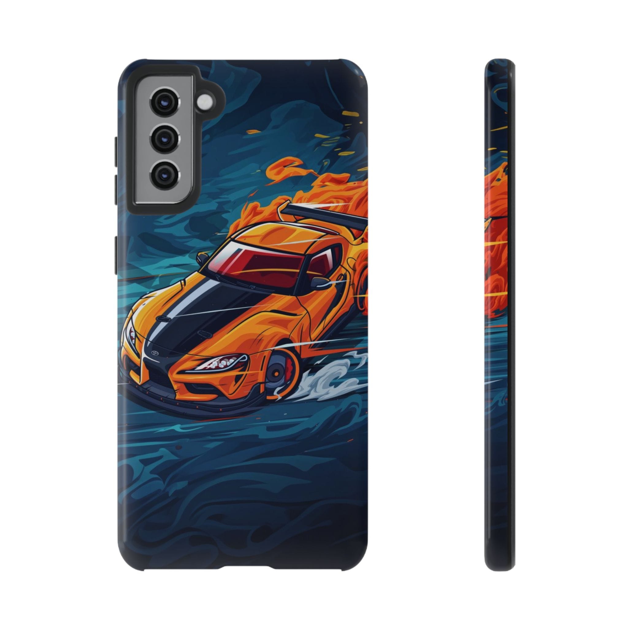 Car Lover Supra Inspired Tough Cases - artistic case front