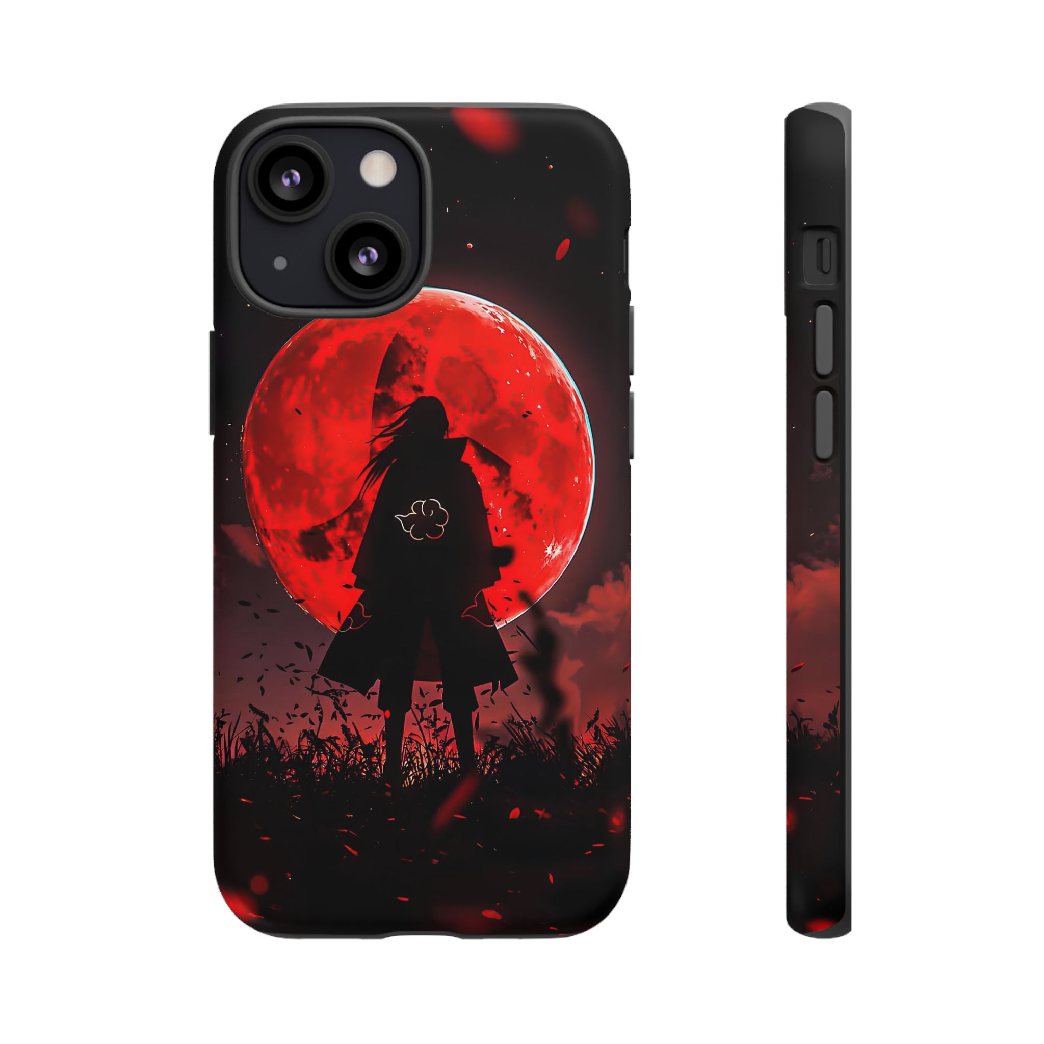 Itachi Red Moon Anime Inspired Tough Phone Cases - durable phone case