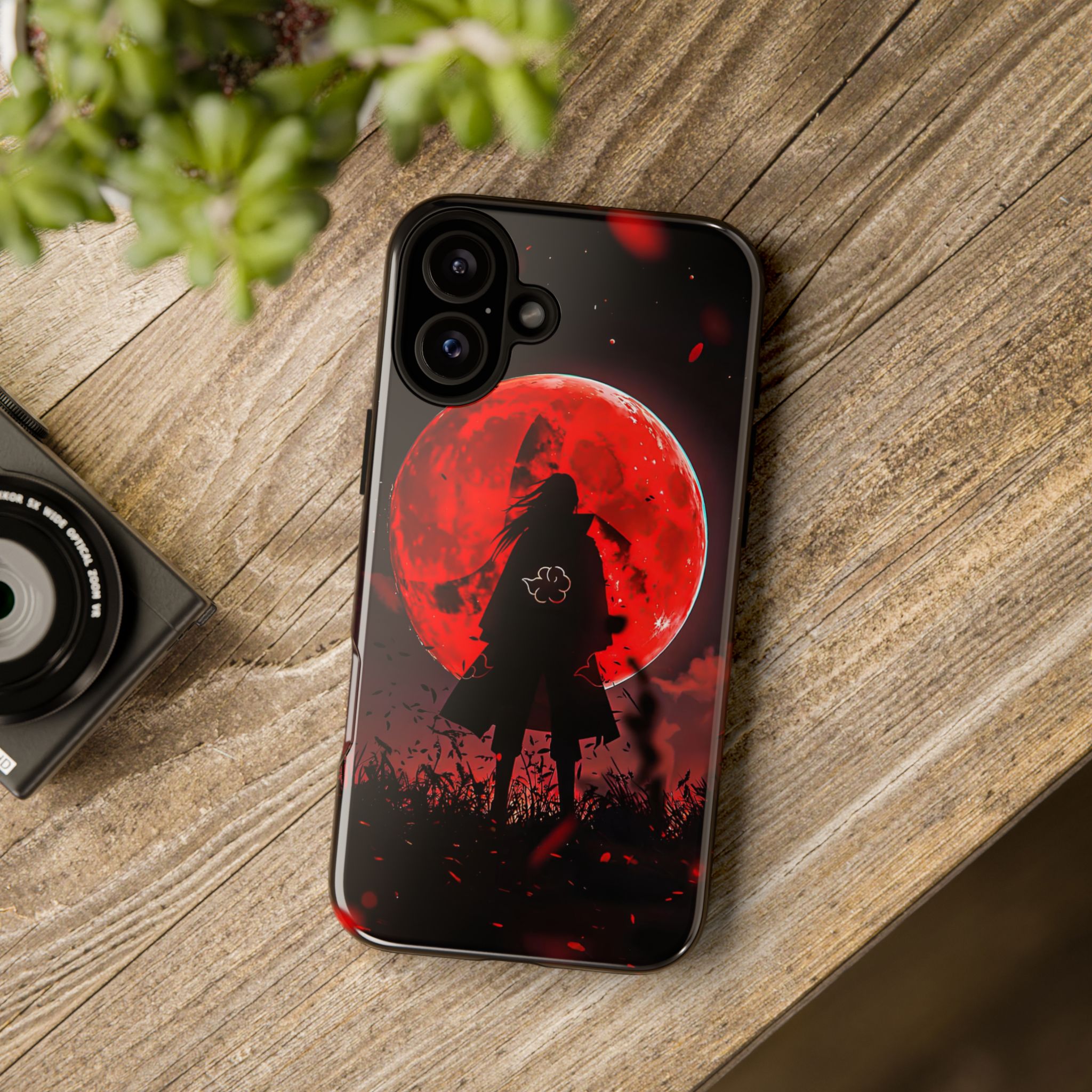 Itachi Red Moon Anime Inspired Tough Phone Cases - shock absorbing case