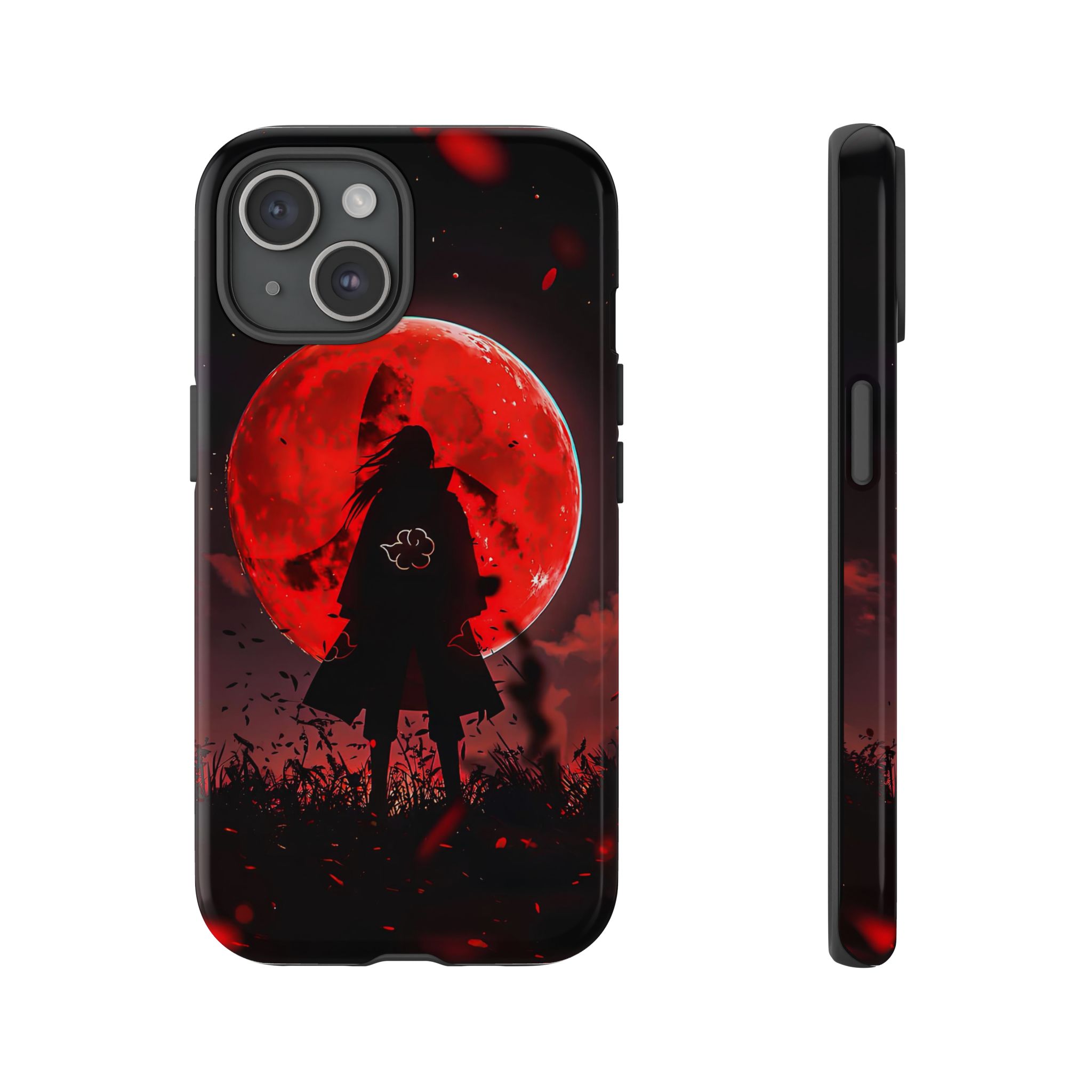 Itachi Red Moon Anime Inspired Tough Phone Cases - high quality phone case