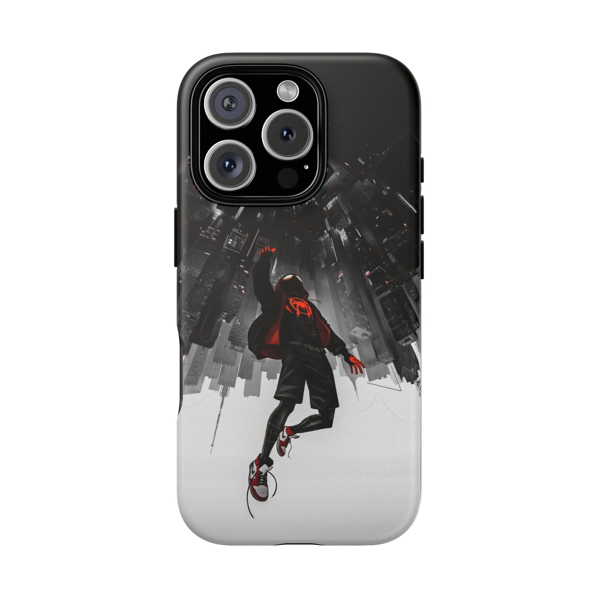 Mile Morale Spider Inspired Tough Cases - premium case detail