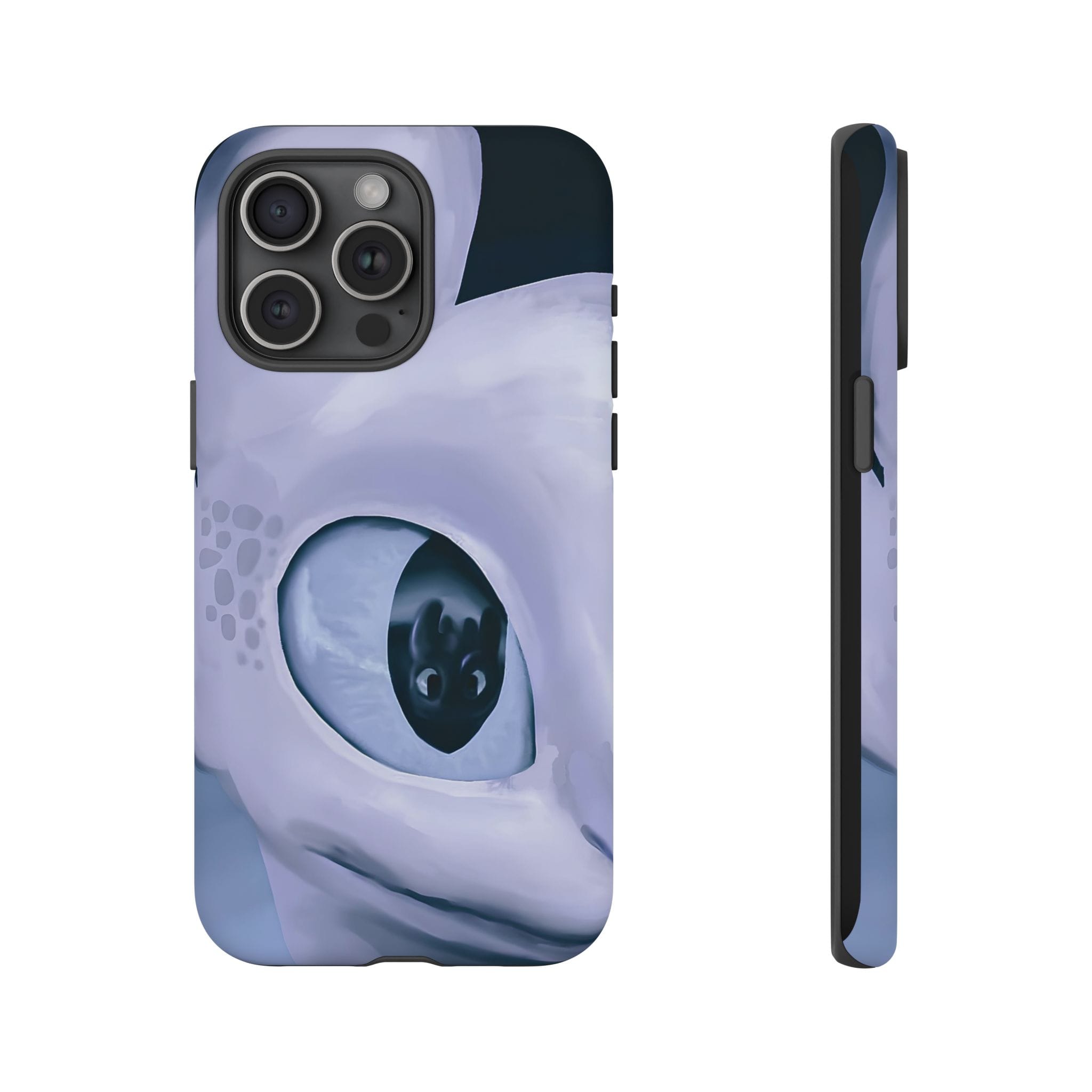 HTTYD: Light Fury in Love Inspired Tough Cases - Valentine's Day Couple Gifts - vibrant case design view