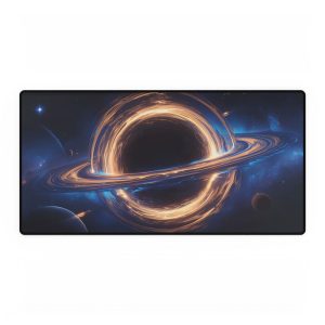 Galaxy Saturn Inspired Desk Mat | Cozy Mouse Pad | Perfect Desk Accessory