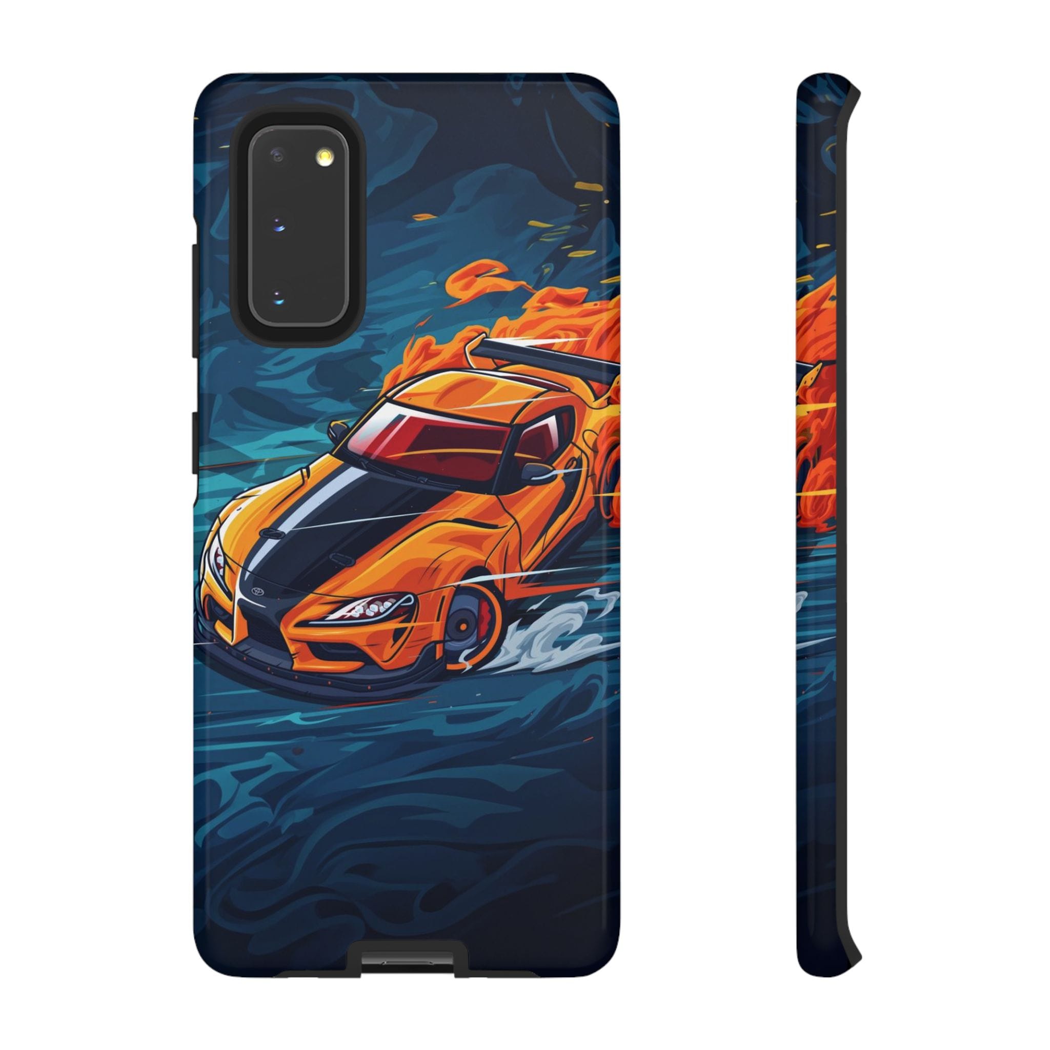 Car Lover Supra Inspired Tough Cases - case side view detail