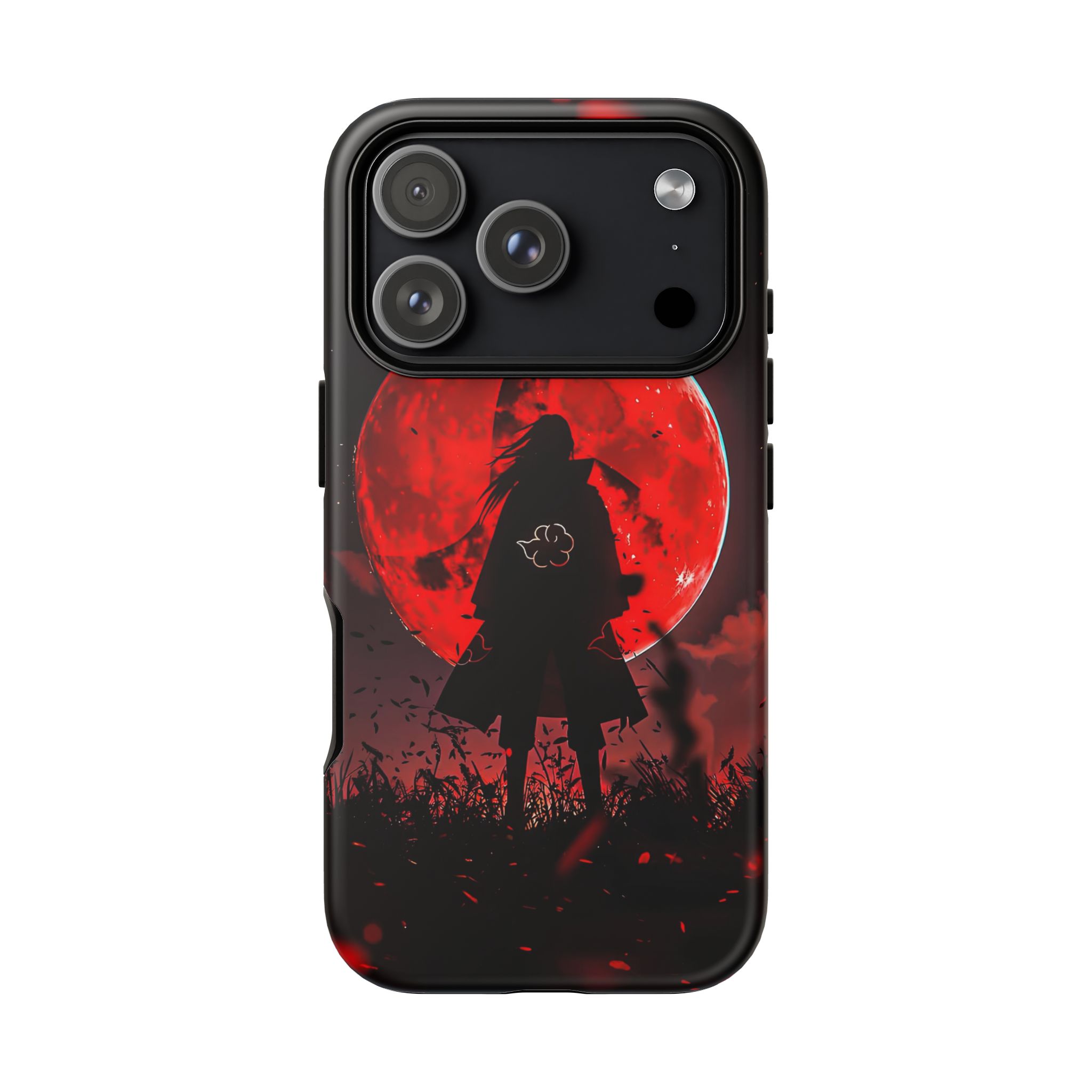 Itachi Red Moon Anime Inspired Tough Phone Cases - stylish phone case option