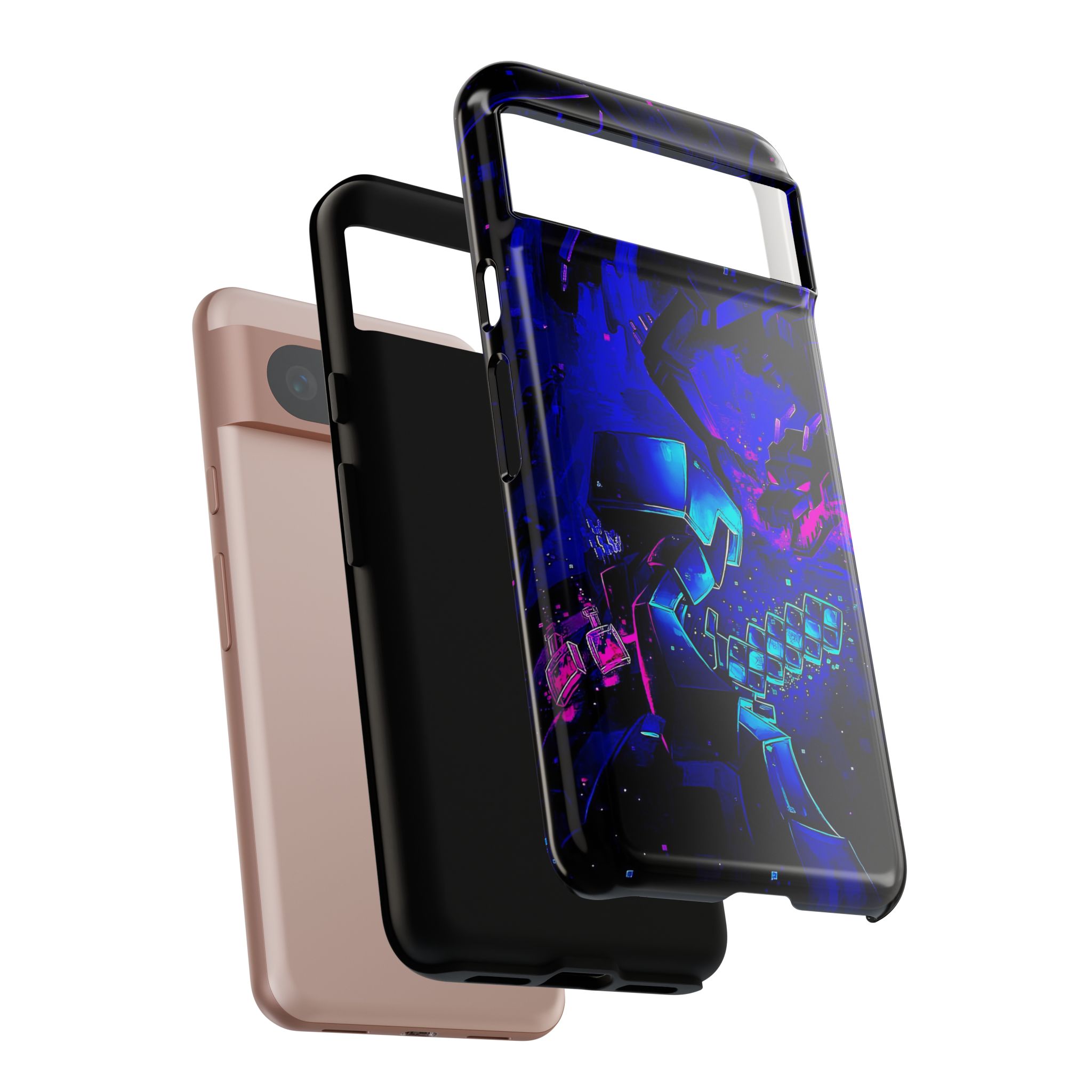 Minecraft End Dragon Fight Inspired Tough Cases - stylish phone case option