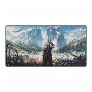 The Witcher 3 Inspired Desk Mat | Gaming Mouse Pad | The Witcher Mouse Pad | Perfect Desk Accessory
