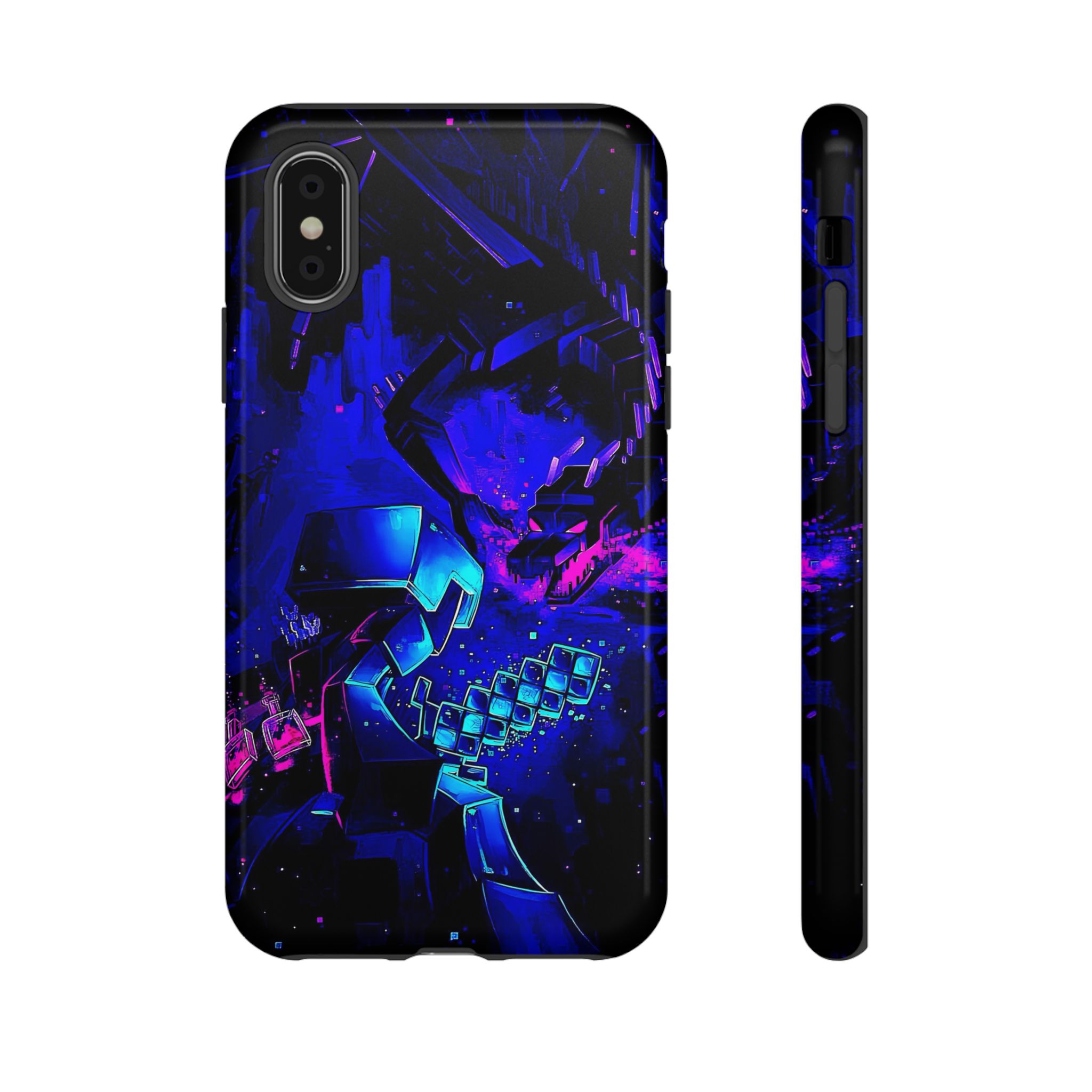 Minecraft End Dragon phone case available for multiple phone models