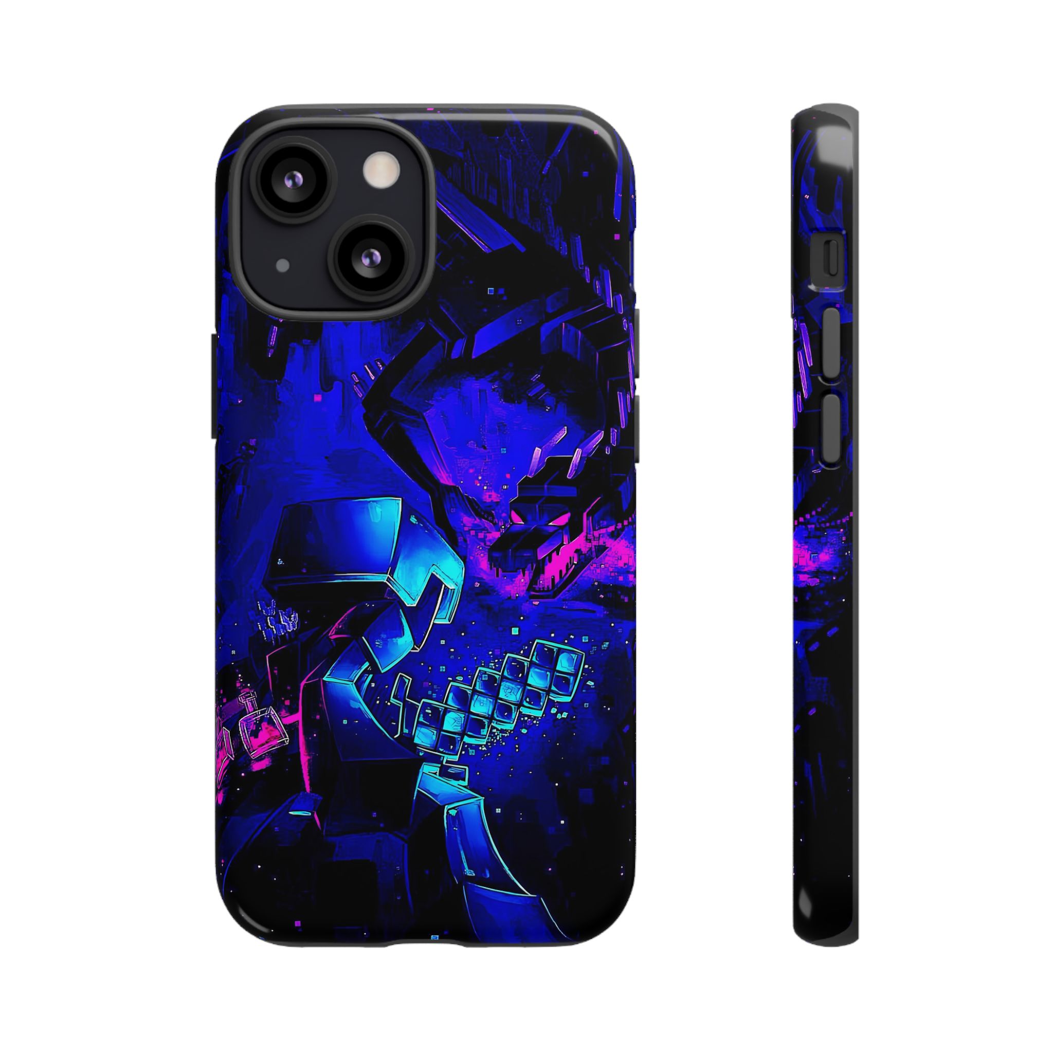 Minecraft End Dragon Fight Inspired Tough Cases - durable phone case