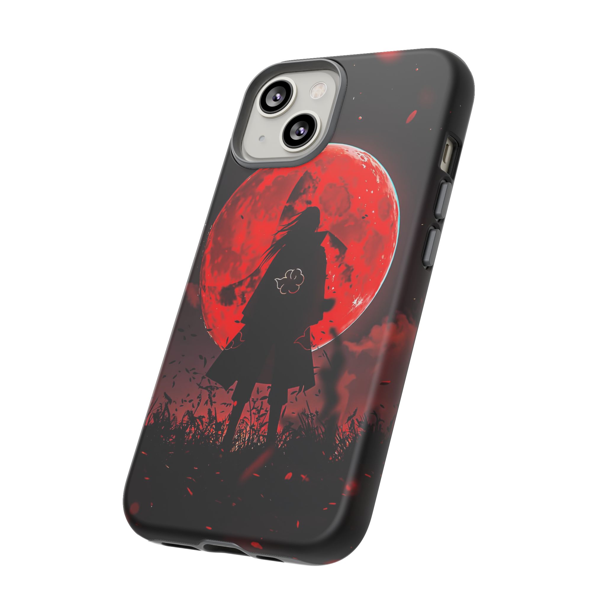 Itachi Red Moon Anime Inspired Tough Phone Cases - tough protection phone case
