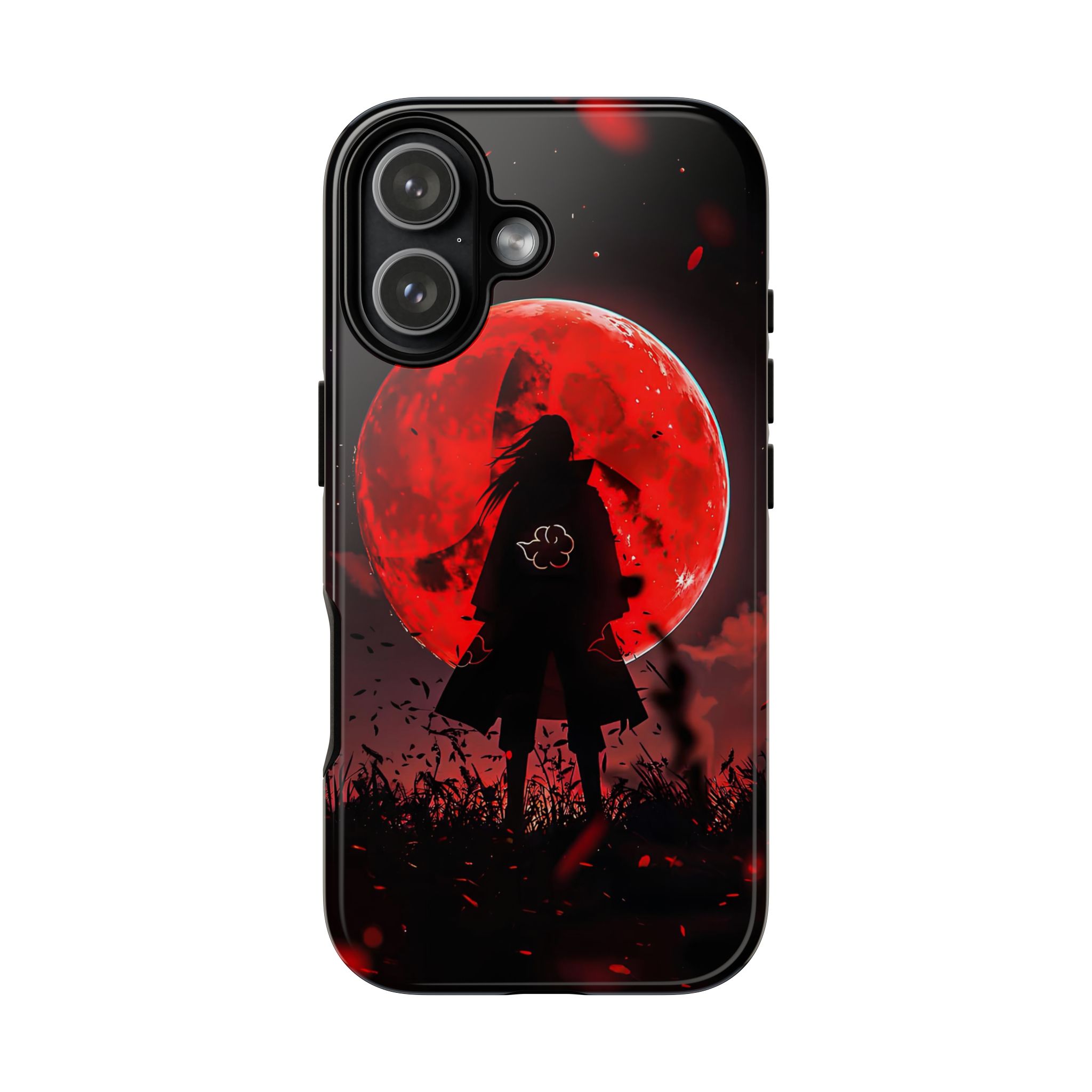 Itachi Red Moon Anime Inspired Tough Phone Cases - tough case front view