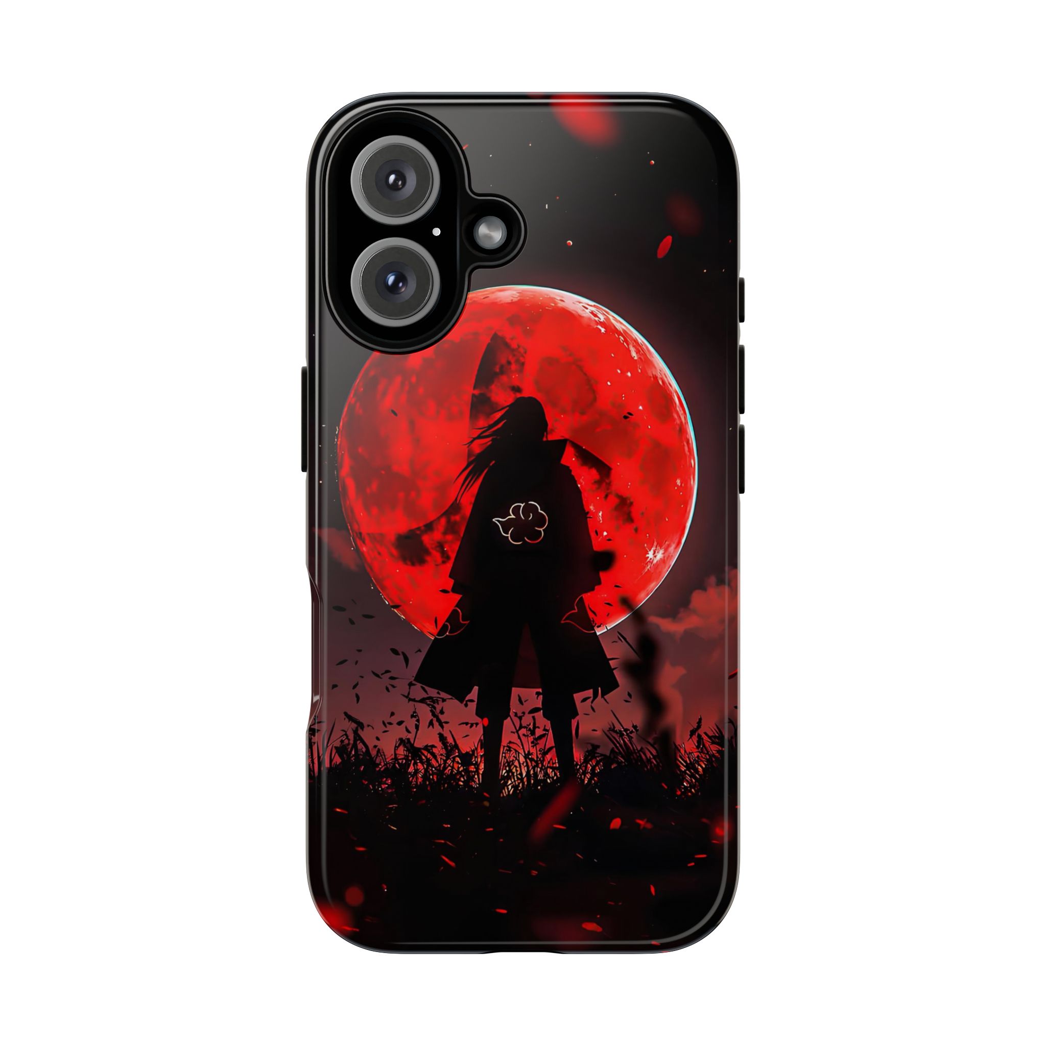 Itachi Red Moon Anime Inspired Tough Phone Cases - protective case mockup