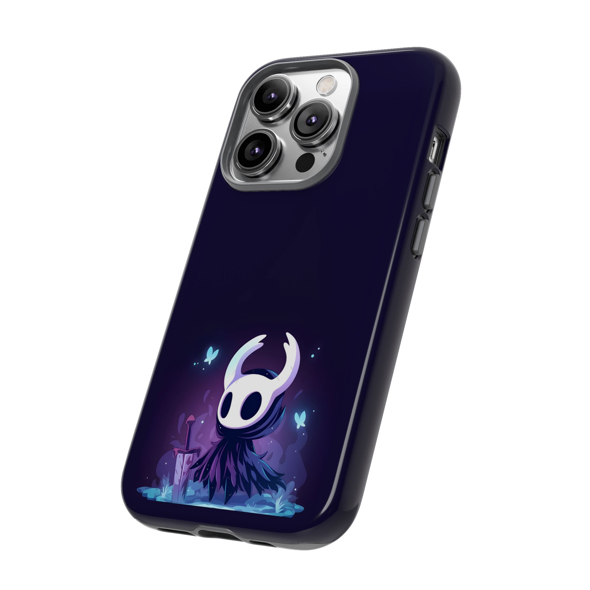 Hollow Knight Glowing Inspired Phone Cases - case back design view