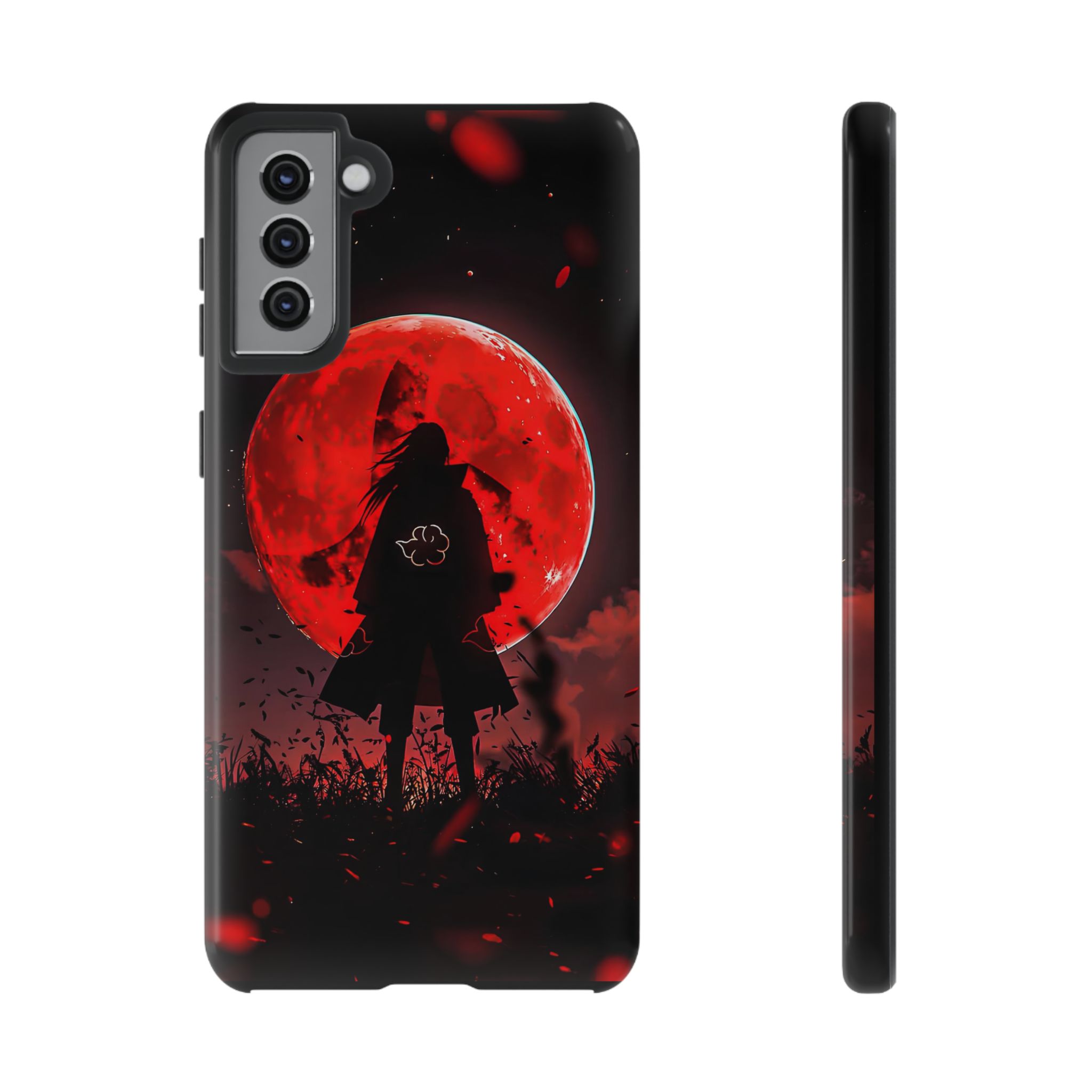 Itachi Red Moon Anime Inspired Tough Phone Cases - custom printed case