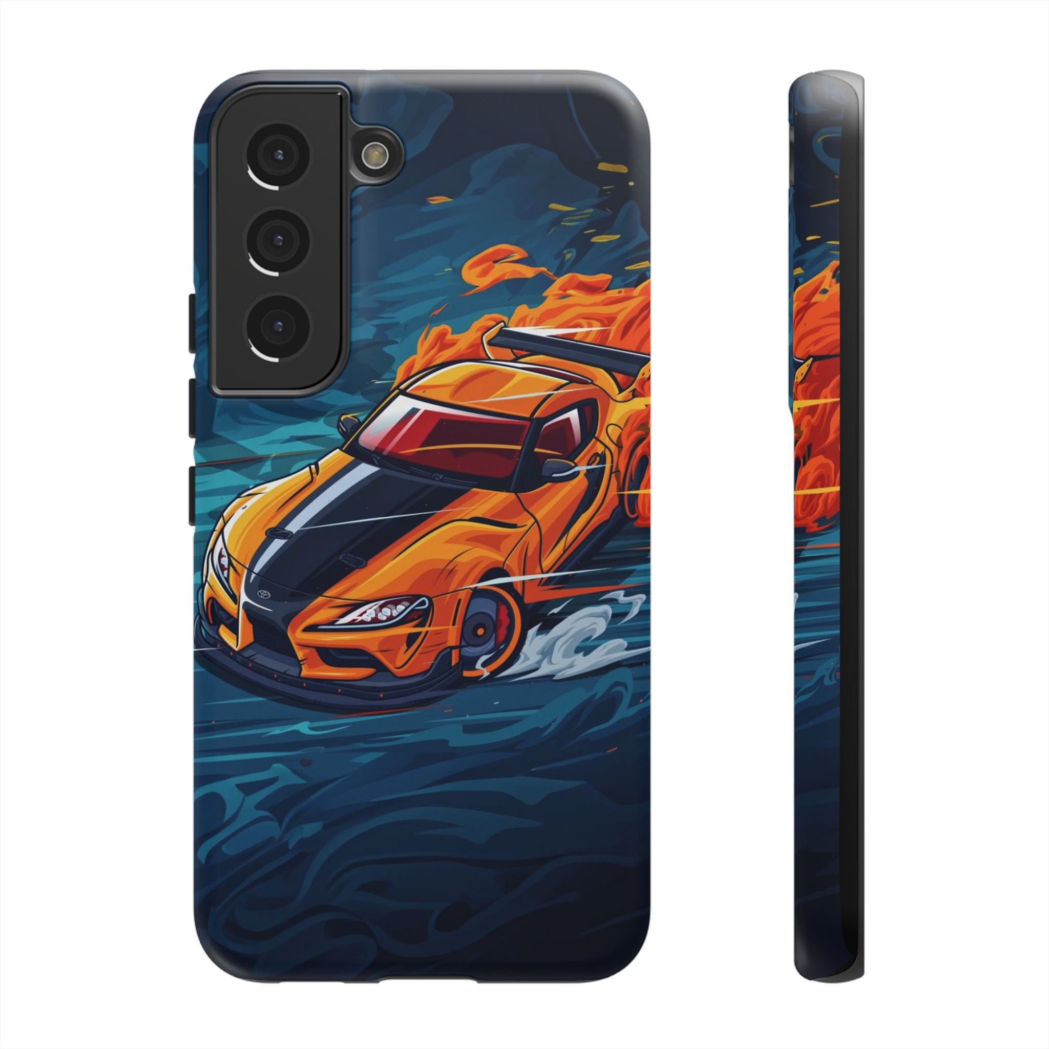 Car Lover Supra Inspired Tough Cases - case side view detail