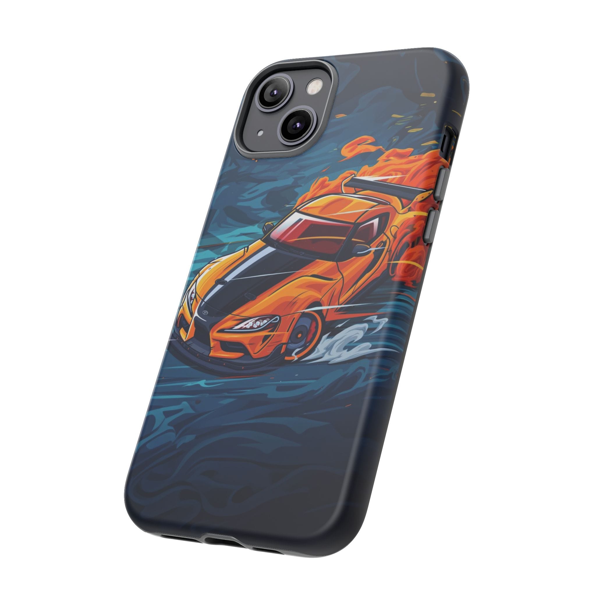 Car Lover Supra Inspired Tough Cases - phone case rear design