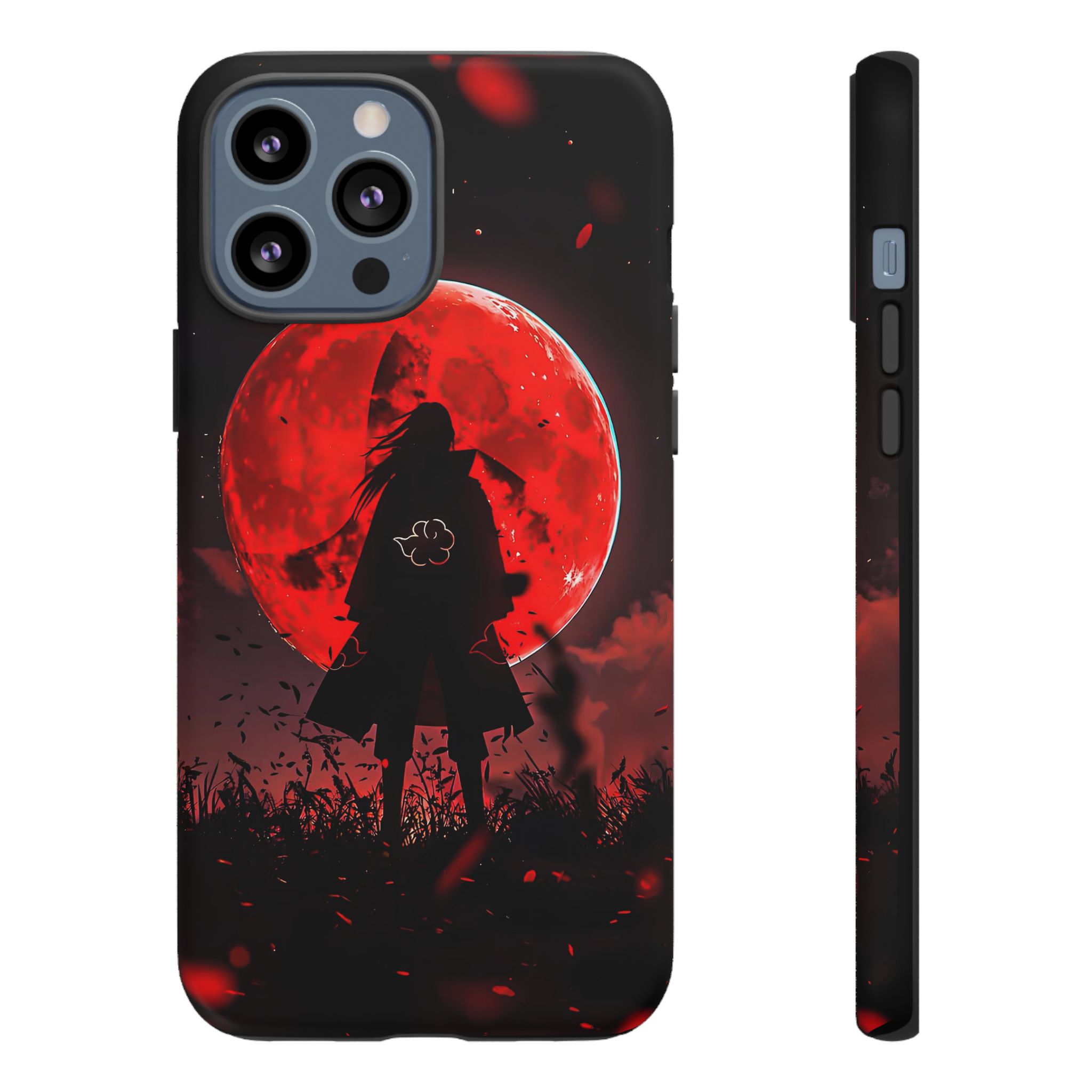 Itachi Red Moon Anime Inspired Tough Phone Cases - high quality phone case