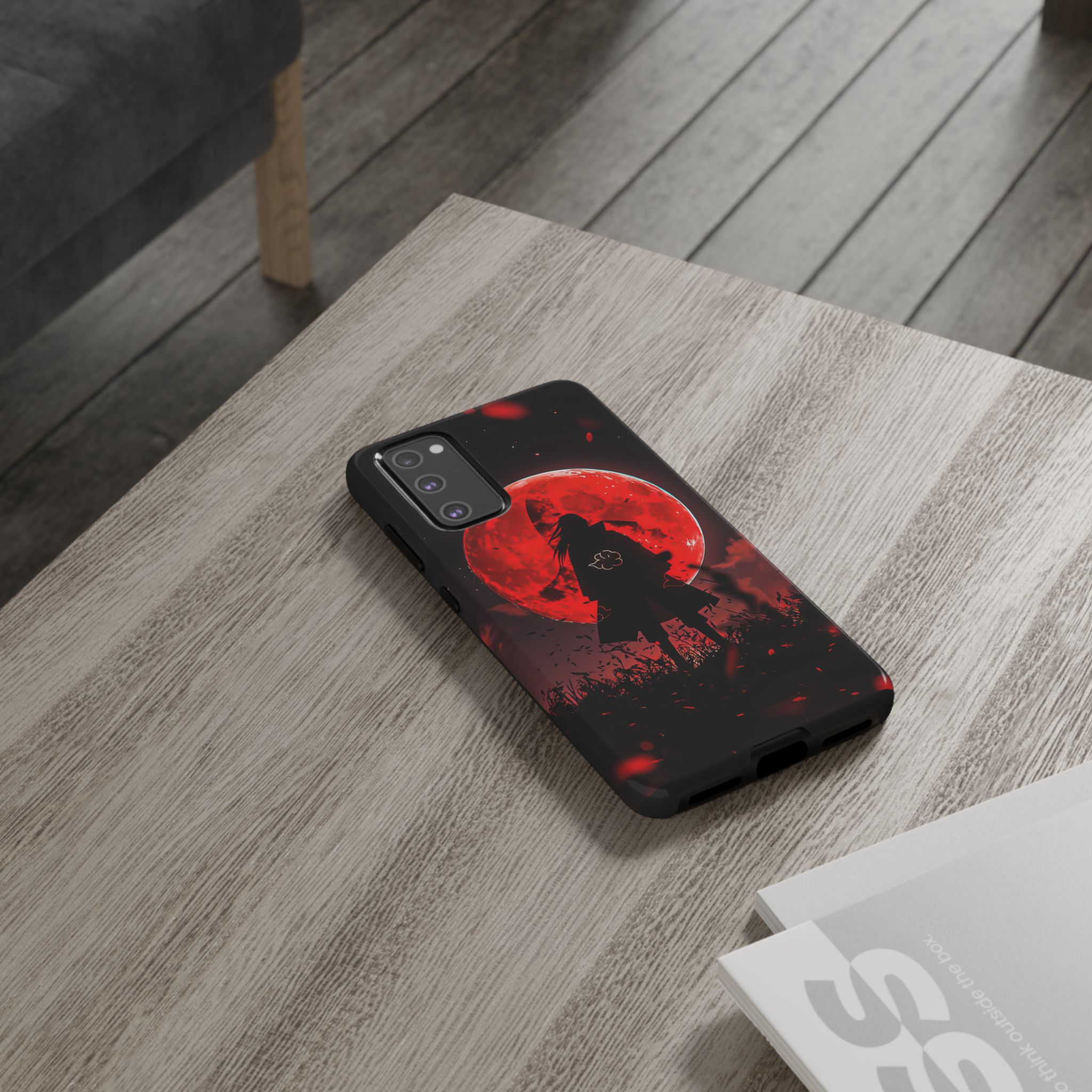 Itachi Red Moon Anime Inspired Tough Phone Cases - signature case look