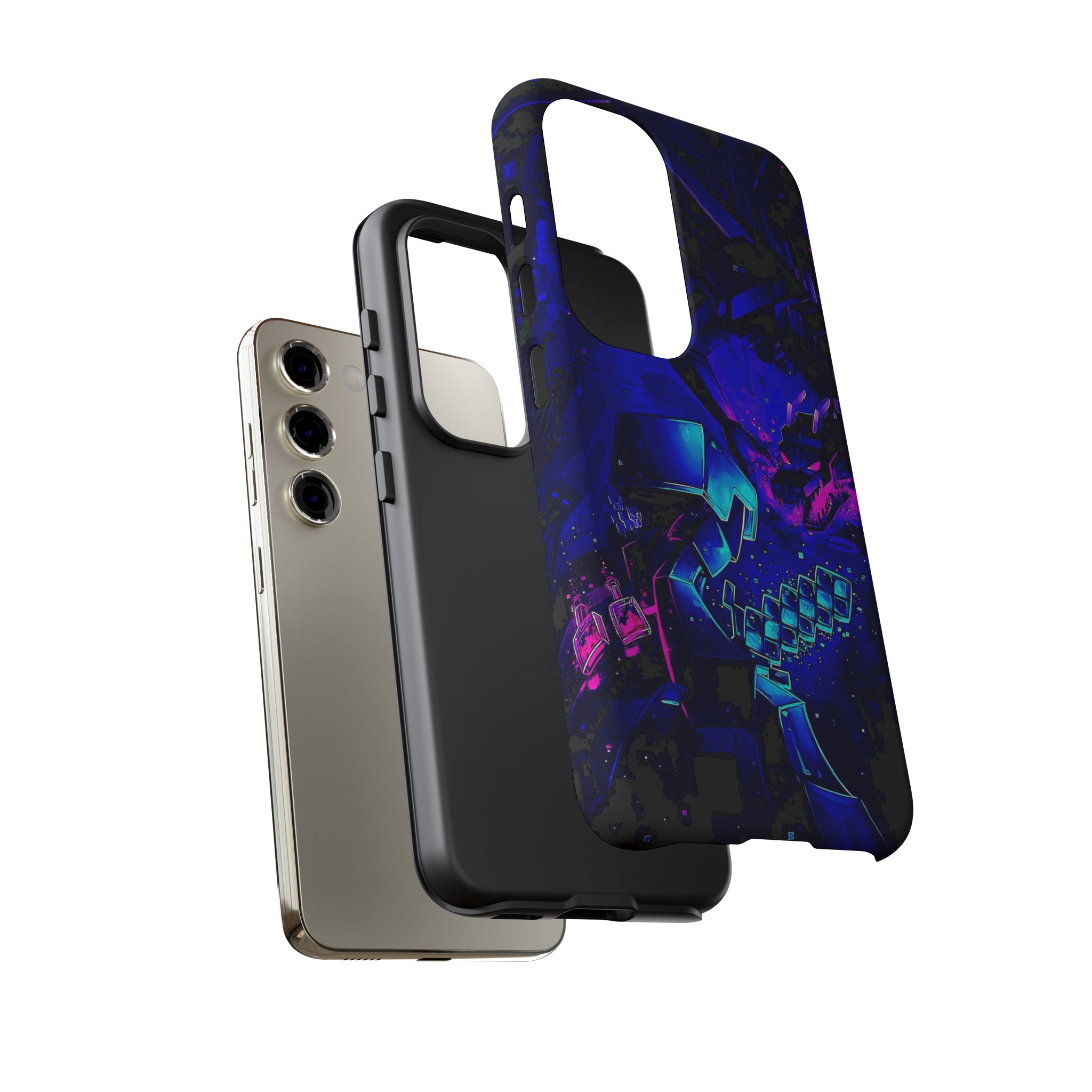 Minecraft End Dragon Fight Inspired Tough Cases - durable phone case