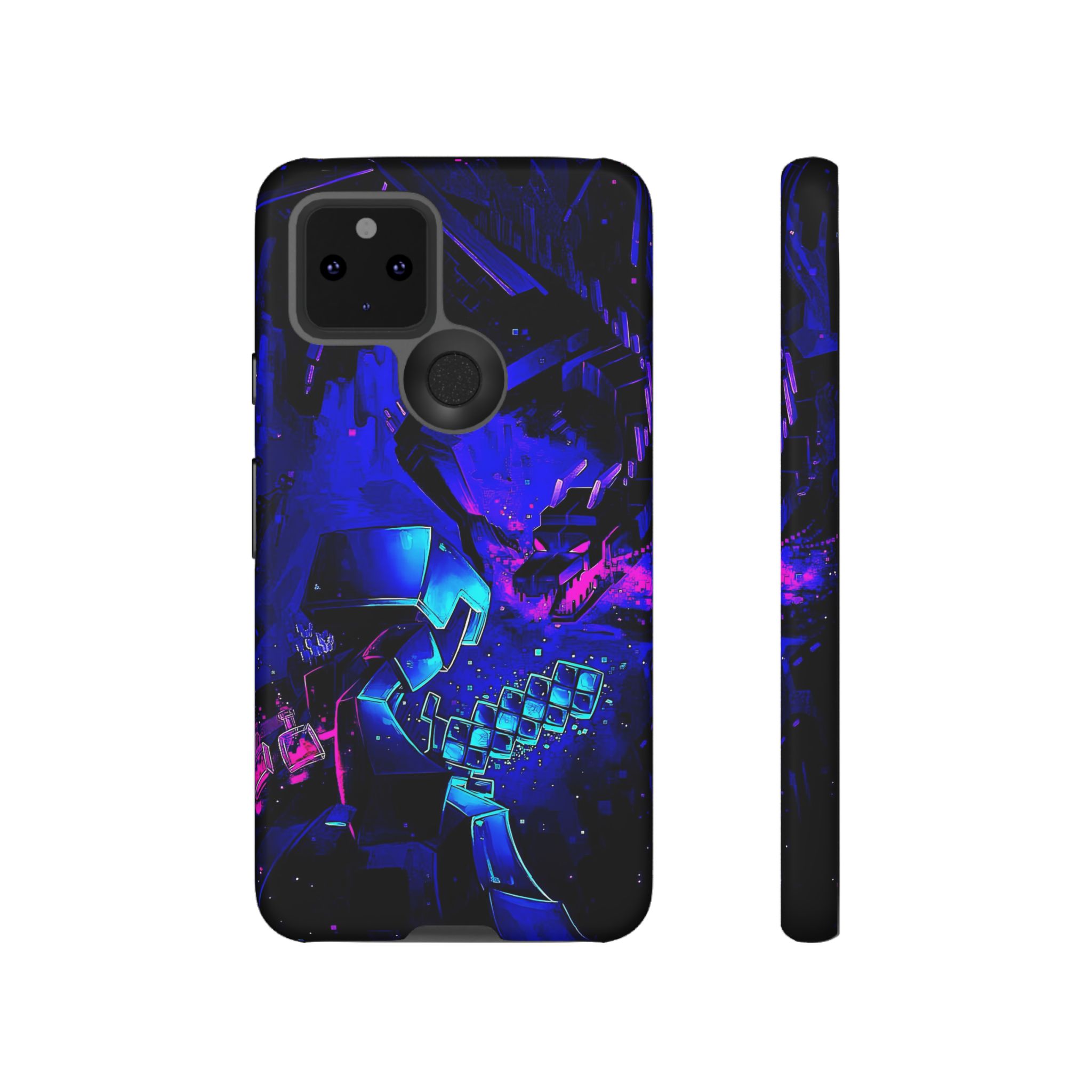 Minecraft End Dragon Fight Inspired Tough Cases - protective case mockup