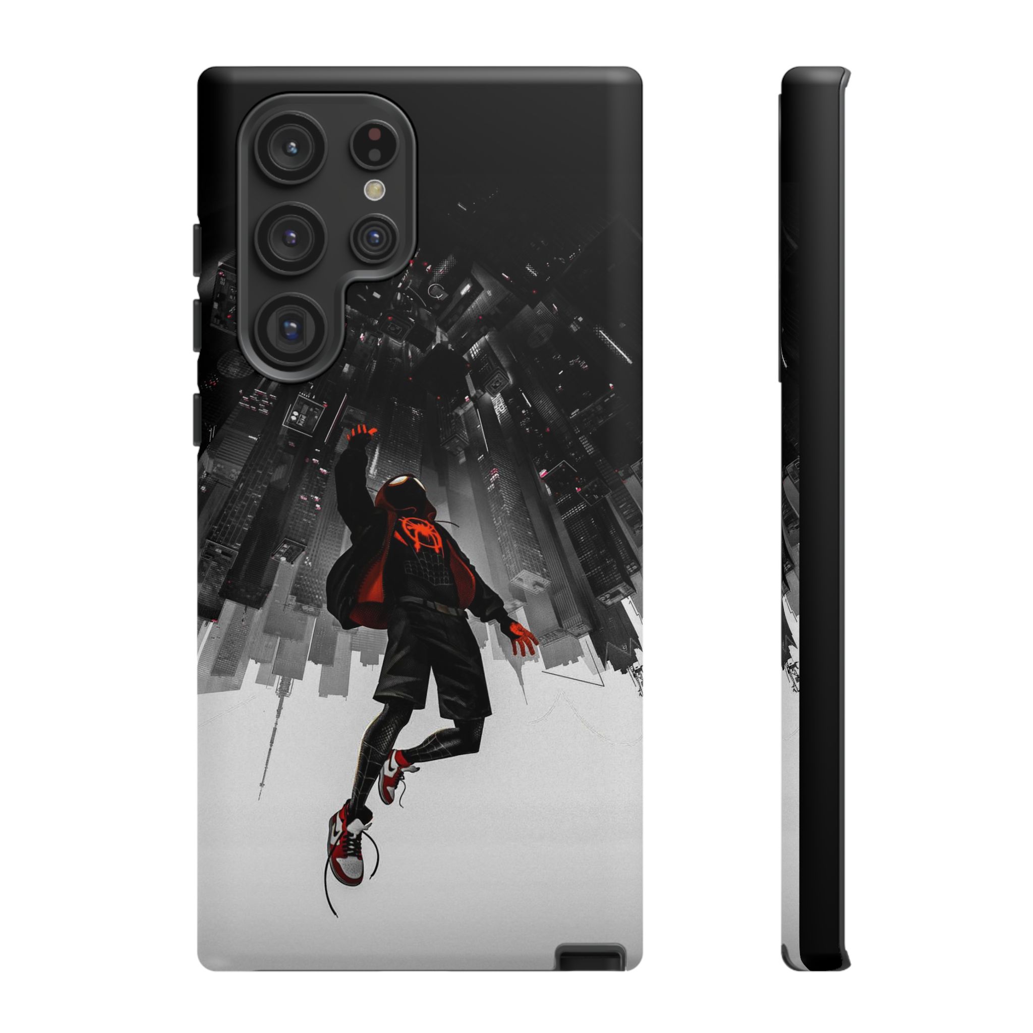 Mile Morale Spider Inspired Tough Cases - premium case detail