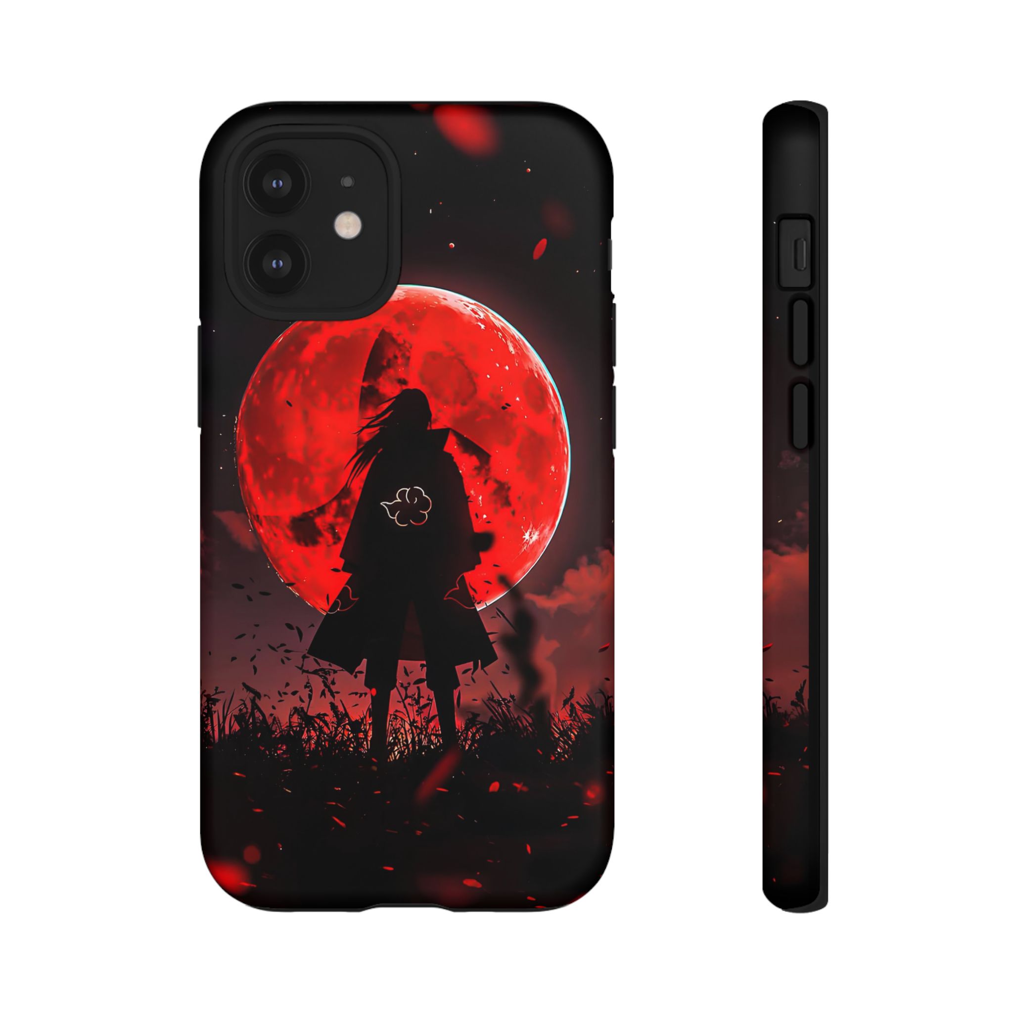 Itachi Red Moon Anime Inspired Tough Phone Cases - tough protection phone case