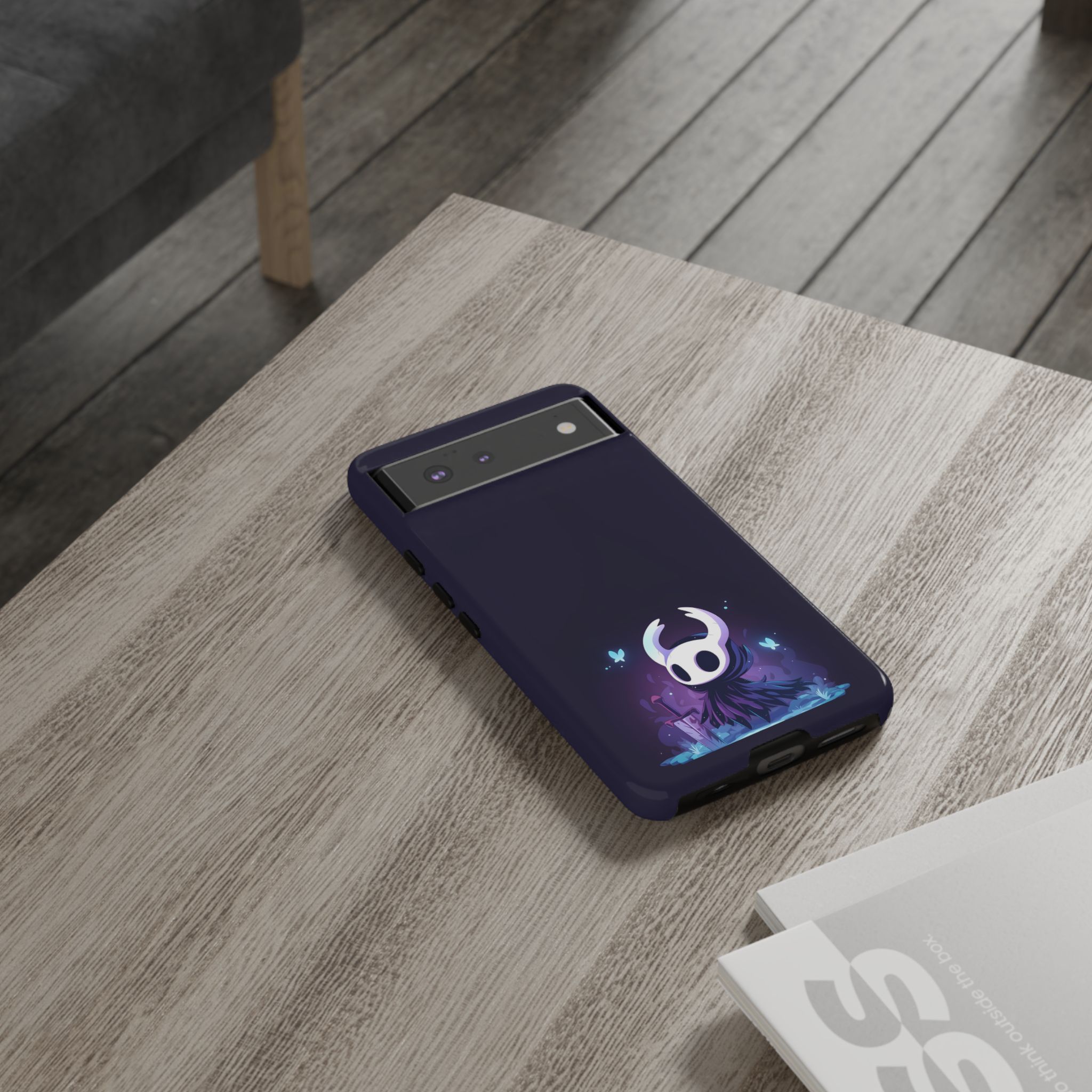 Hollow Knight Glowing Inspired Phone Cases - slim fit case mockup