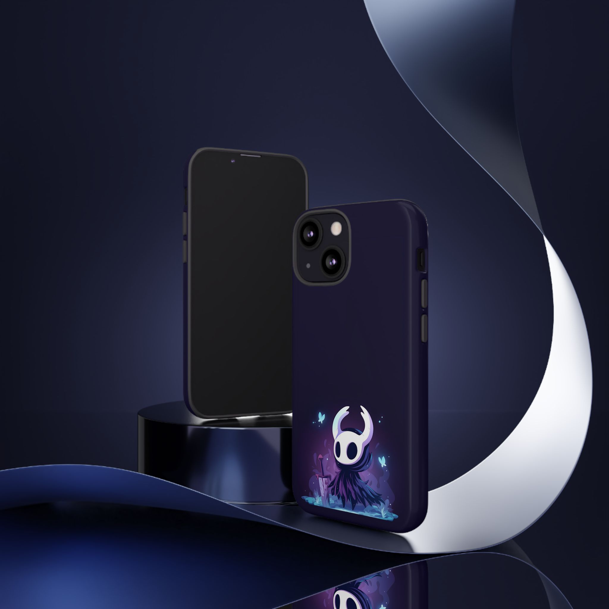 Hollow Knight Glowing Inspired Phone Cases - case back design view